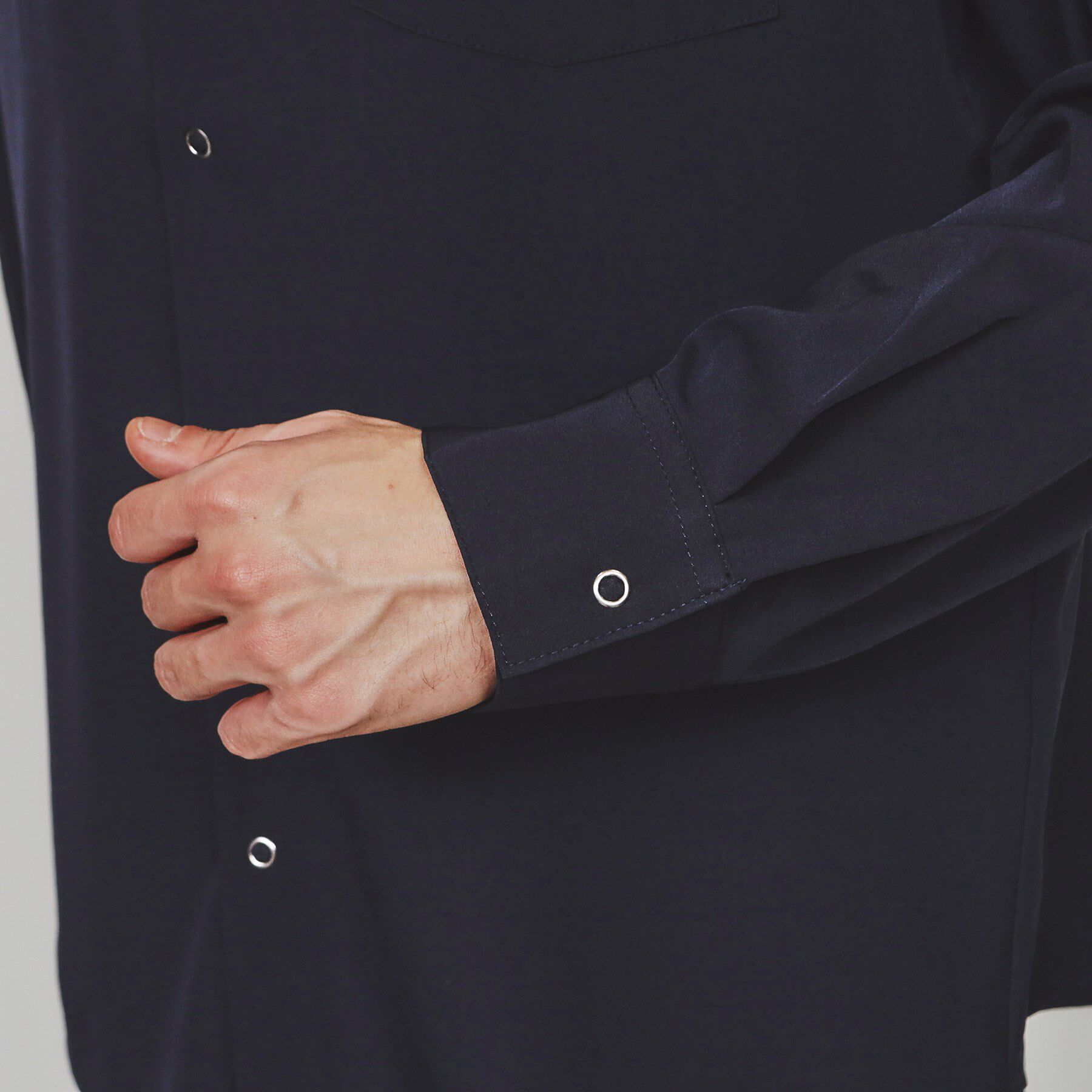 tk.TAKEO KIKUCHI「バンドカラーリングドットシャツ」|シャツ・ブラウス|