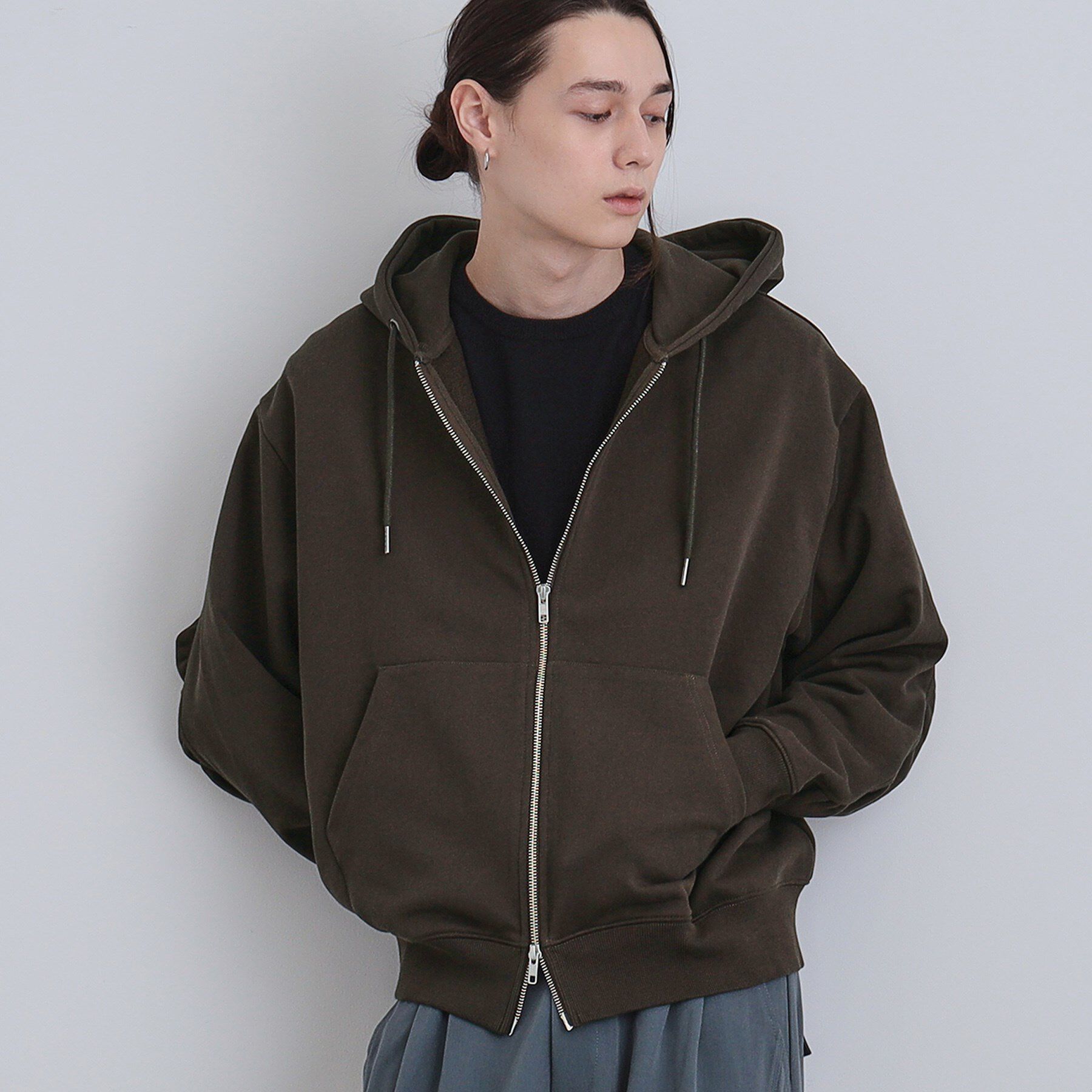 tk.TAKEO KIKUCHI「アームシャーリングジップパーカー」|パーカー|