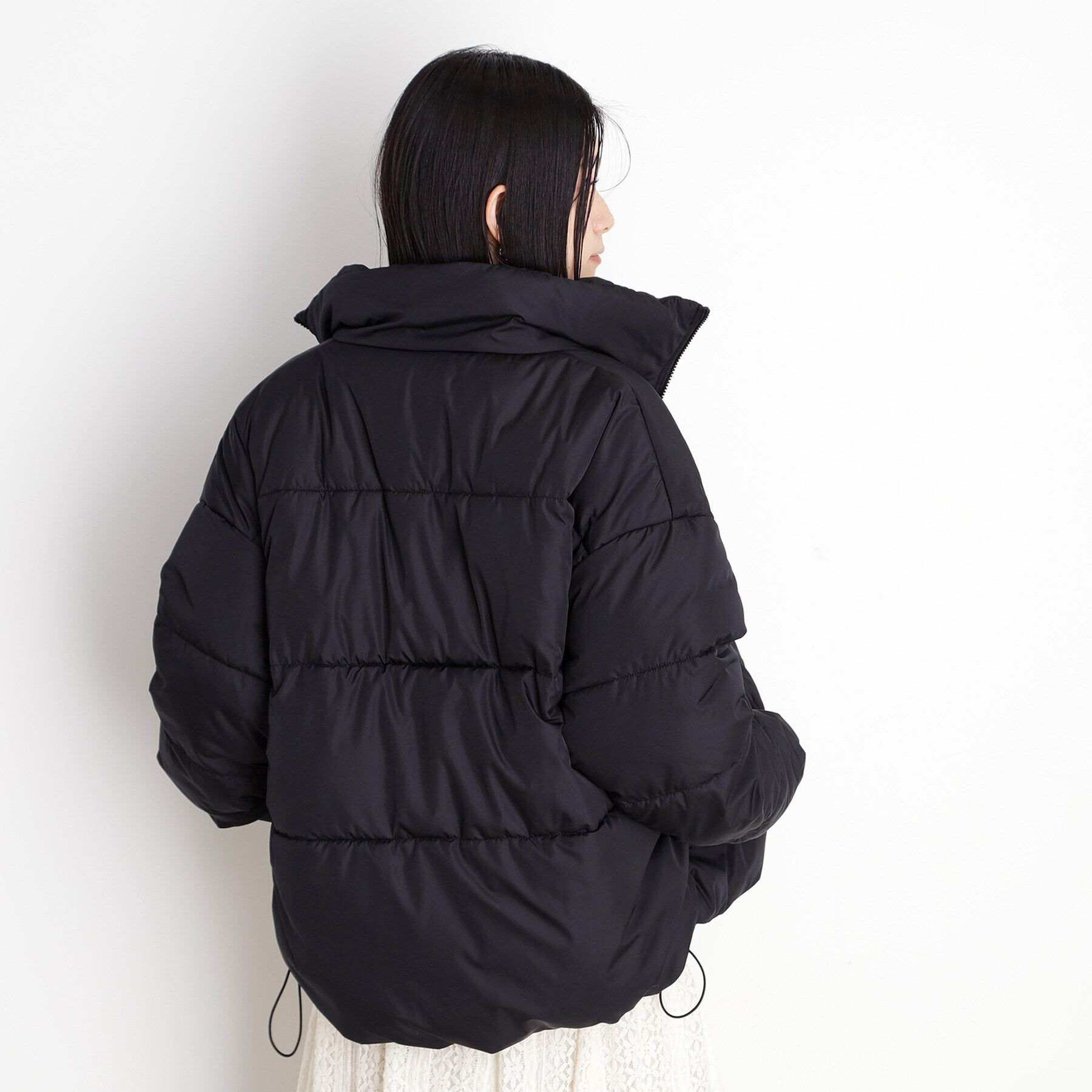 THE SHOP TK「【撥水】タフタ中綿ブルゾン」|ダウン|