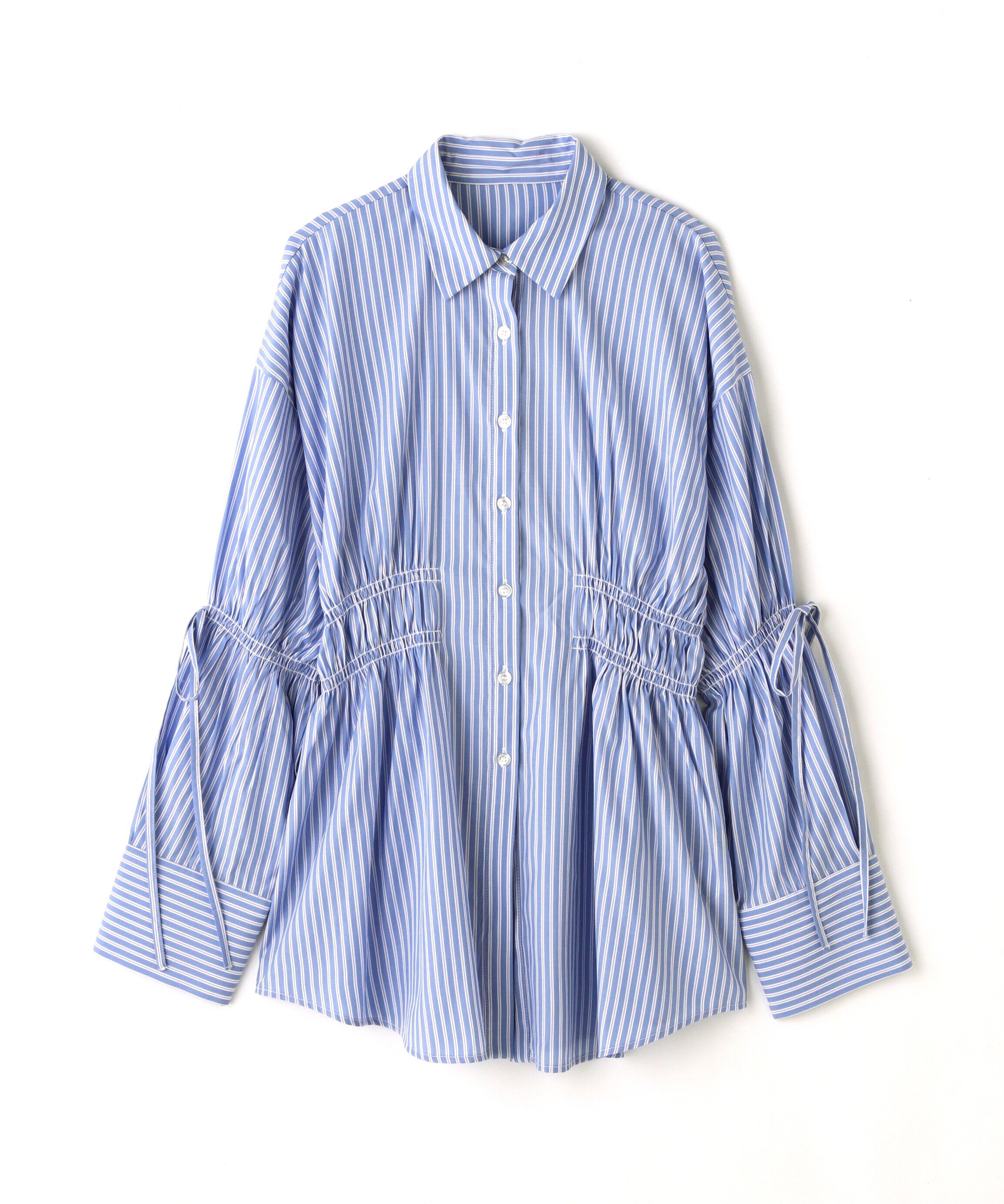  「ウエストシャーリングロングシャツ」|シャツ・ブラウス|