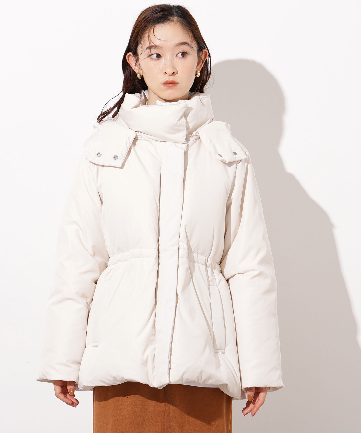  「フーデットミドルダウン」|ブルゾン・スタジャン|