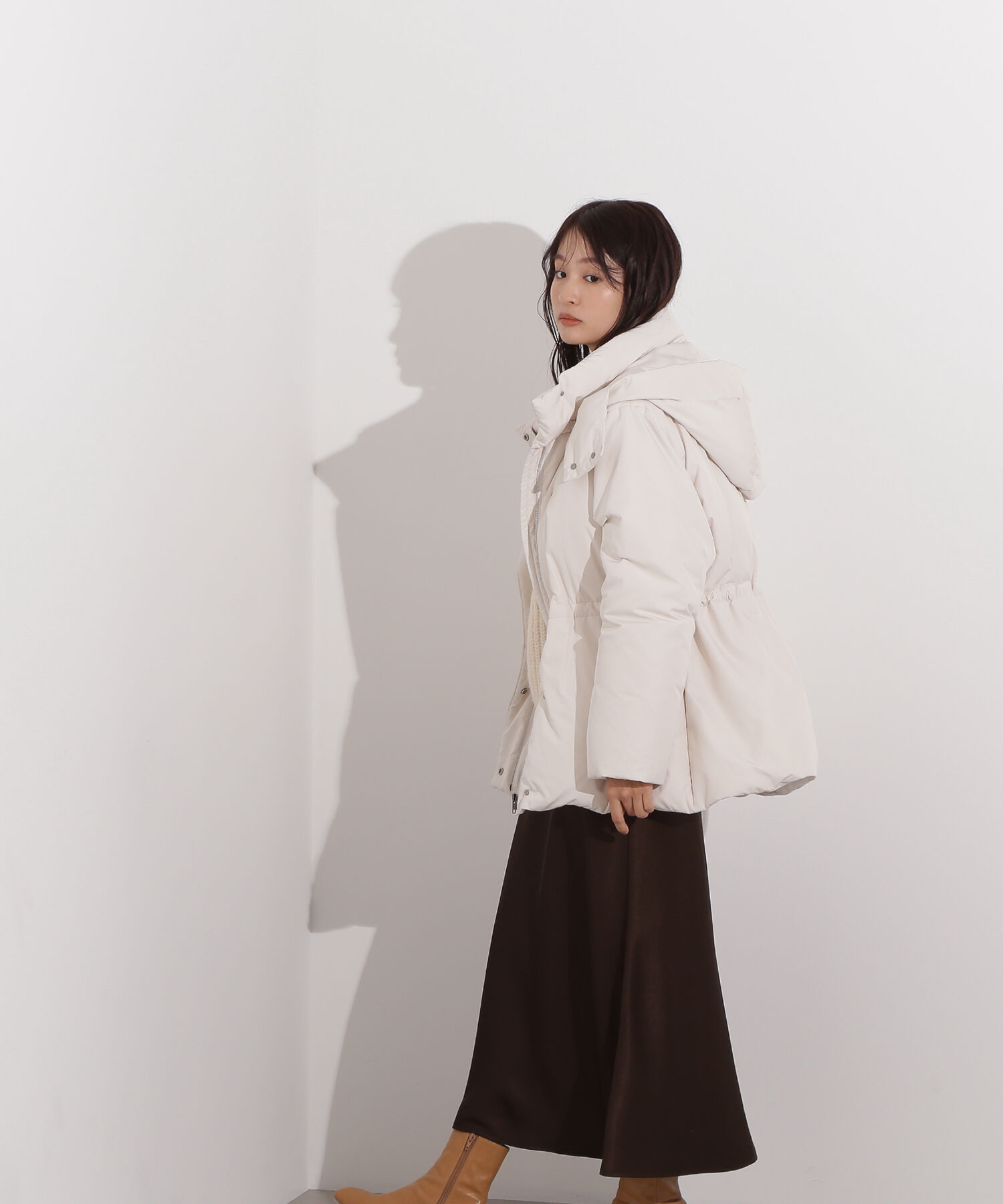  「フーデットミドルダウン」|ブルゾン・スタジャン|