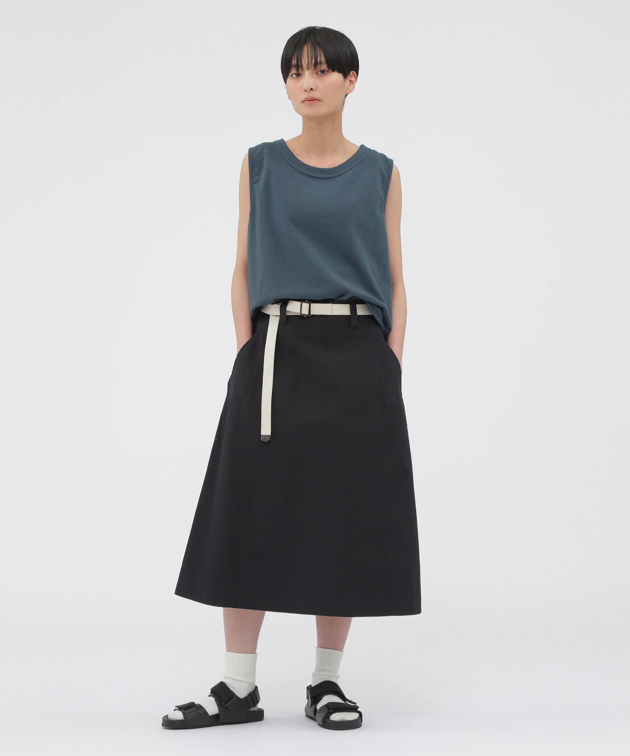 MHL.「DRY LIGHT LOOPBACK JERSEY TOP」|Tシャツ・カットソー|