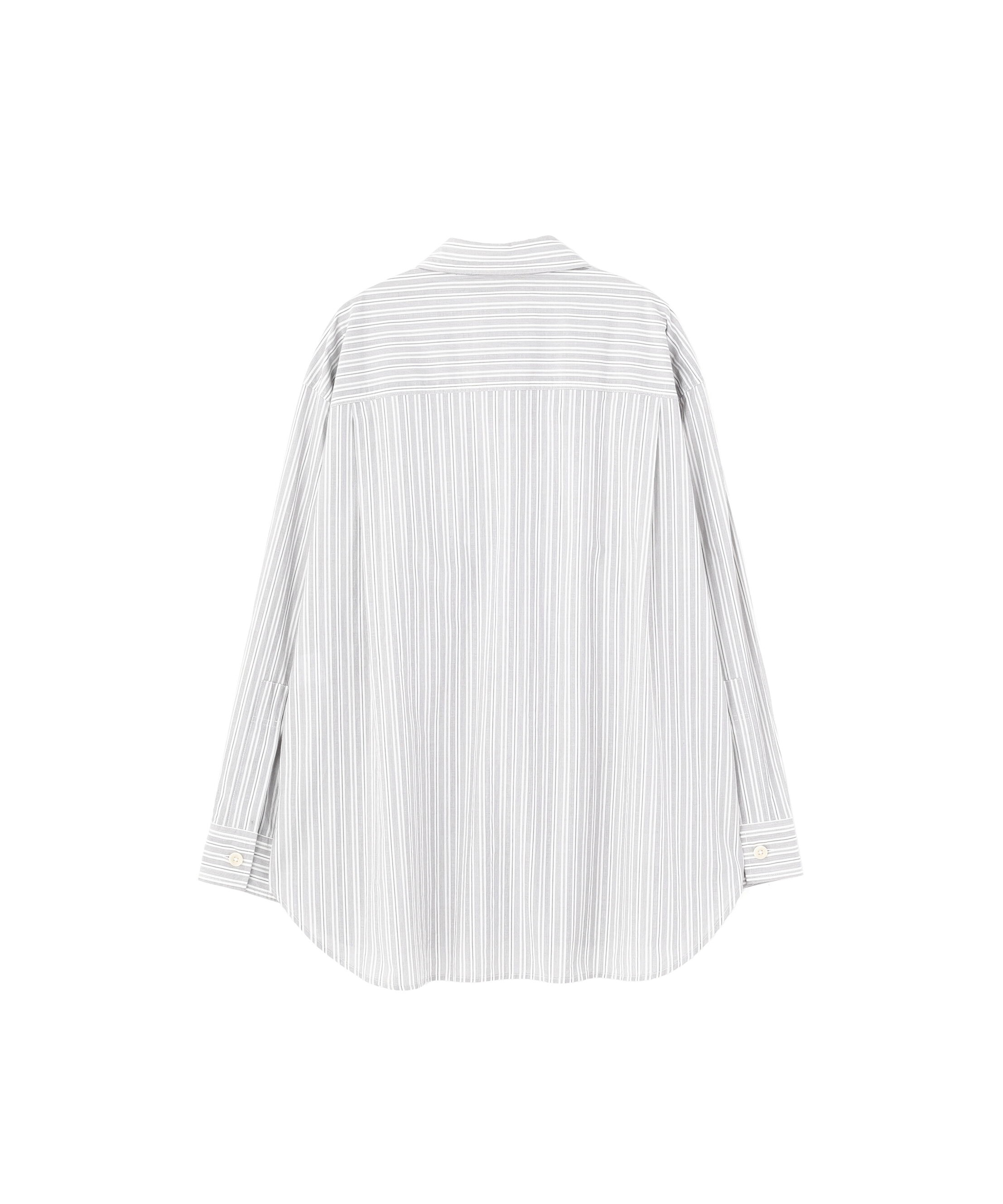 MHL.「PJ STRIPE COTTON POPLIN SHIRT」|シャツ・ブラウス|
