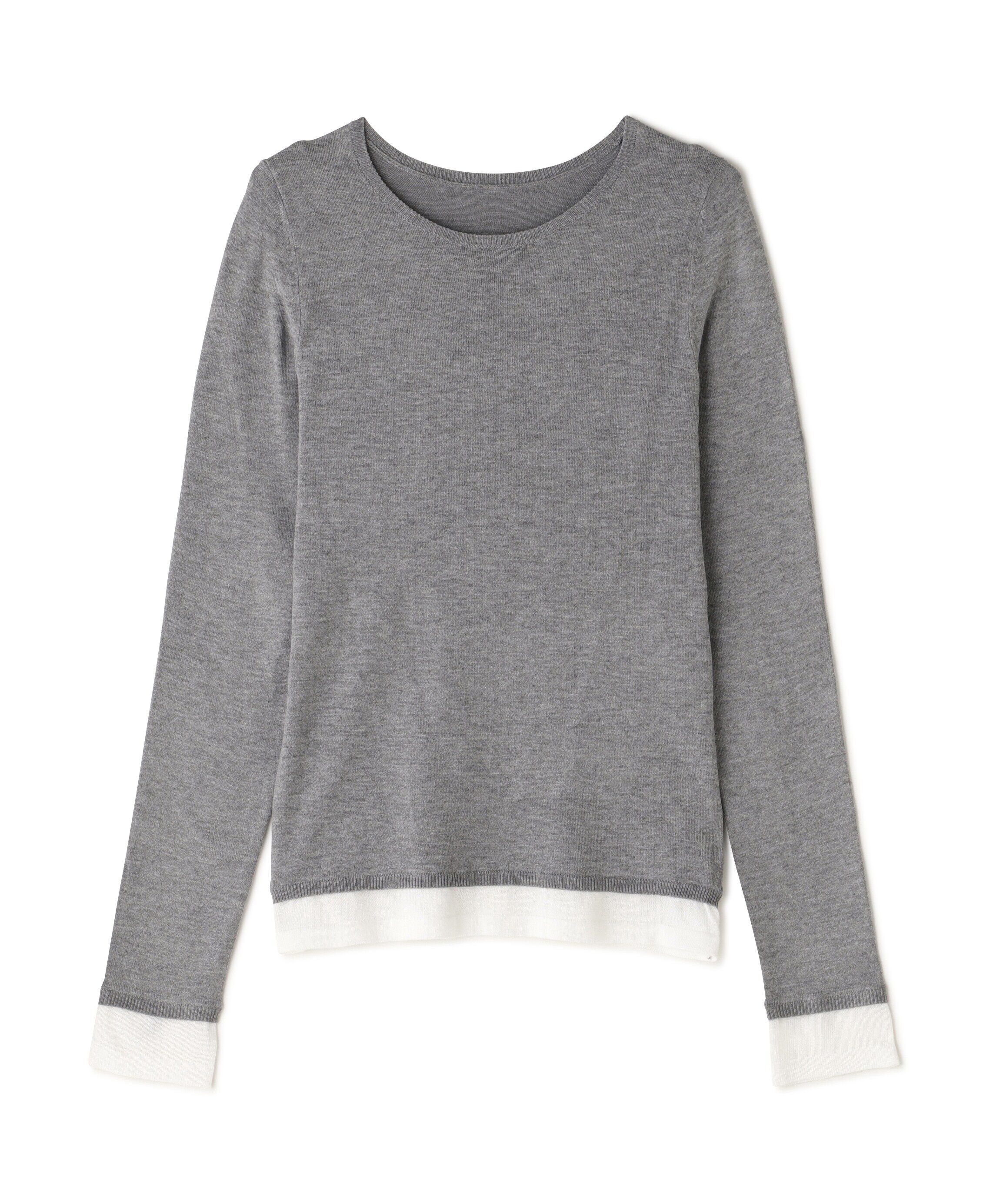  「レイヤードライクニット」|ニット・セーター|