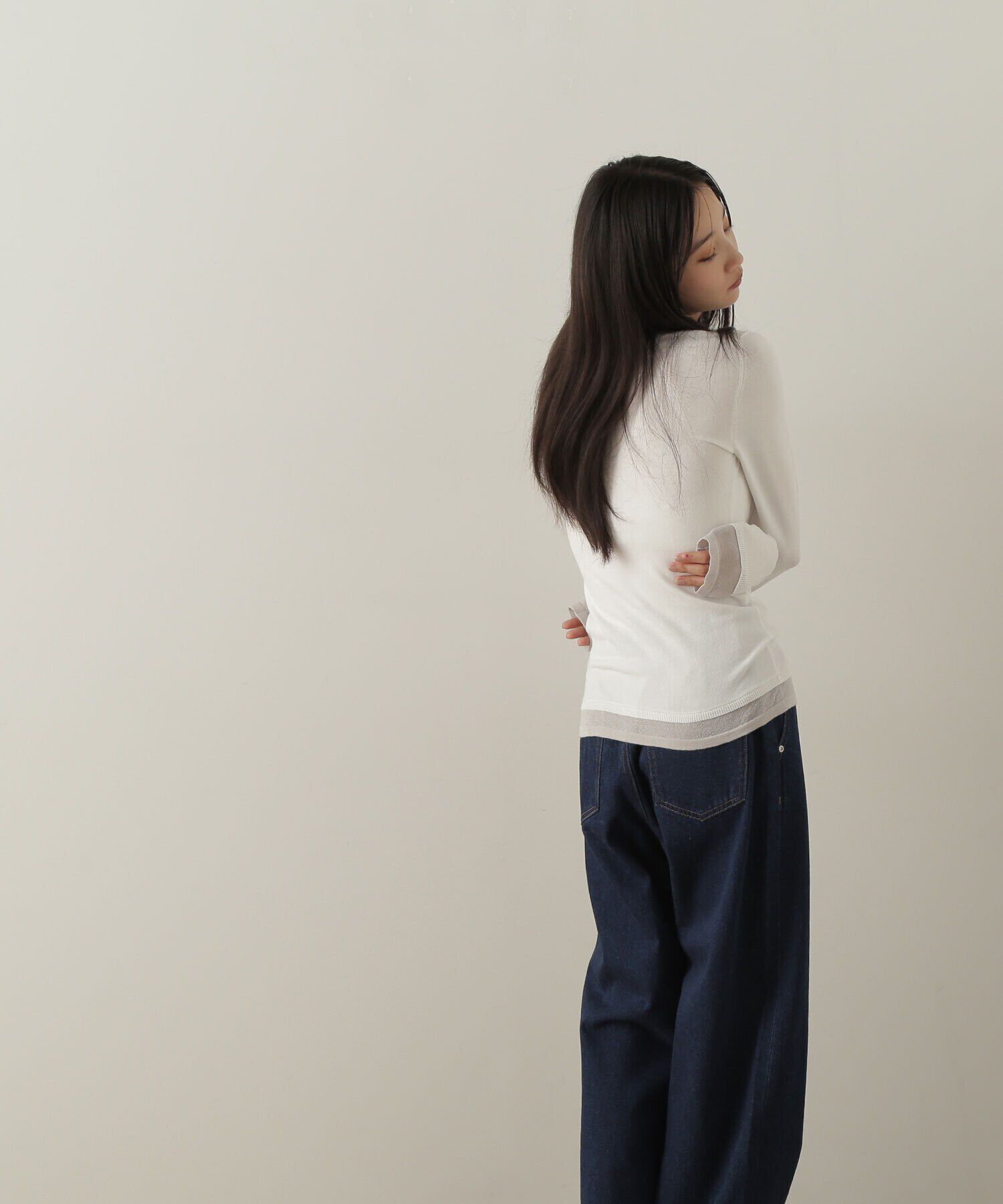  「レイヤードライクニット」|ニット・セーター|