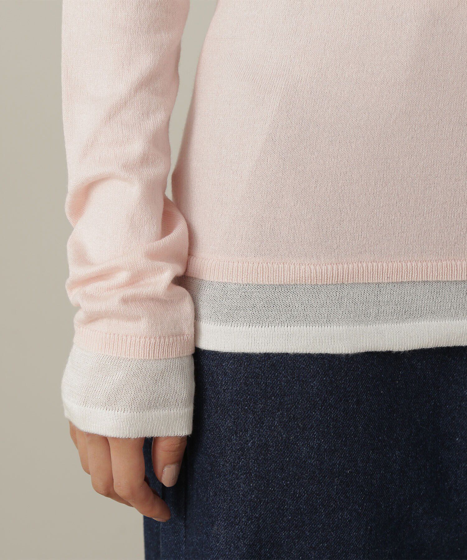  「レイヤードライクニット」|ニット・セーター|