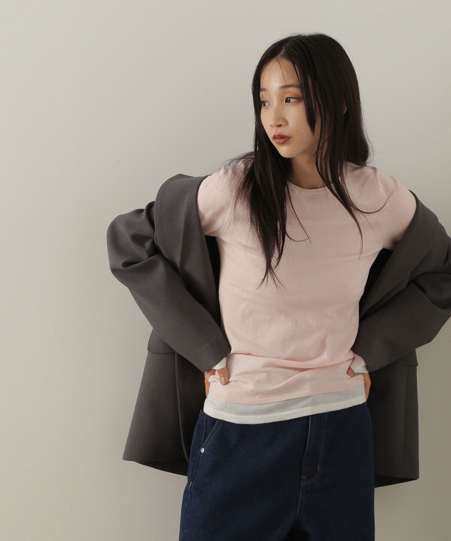  「レイヤードライクニット」|ニット・セーター|