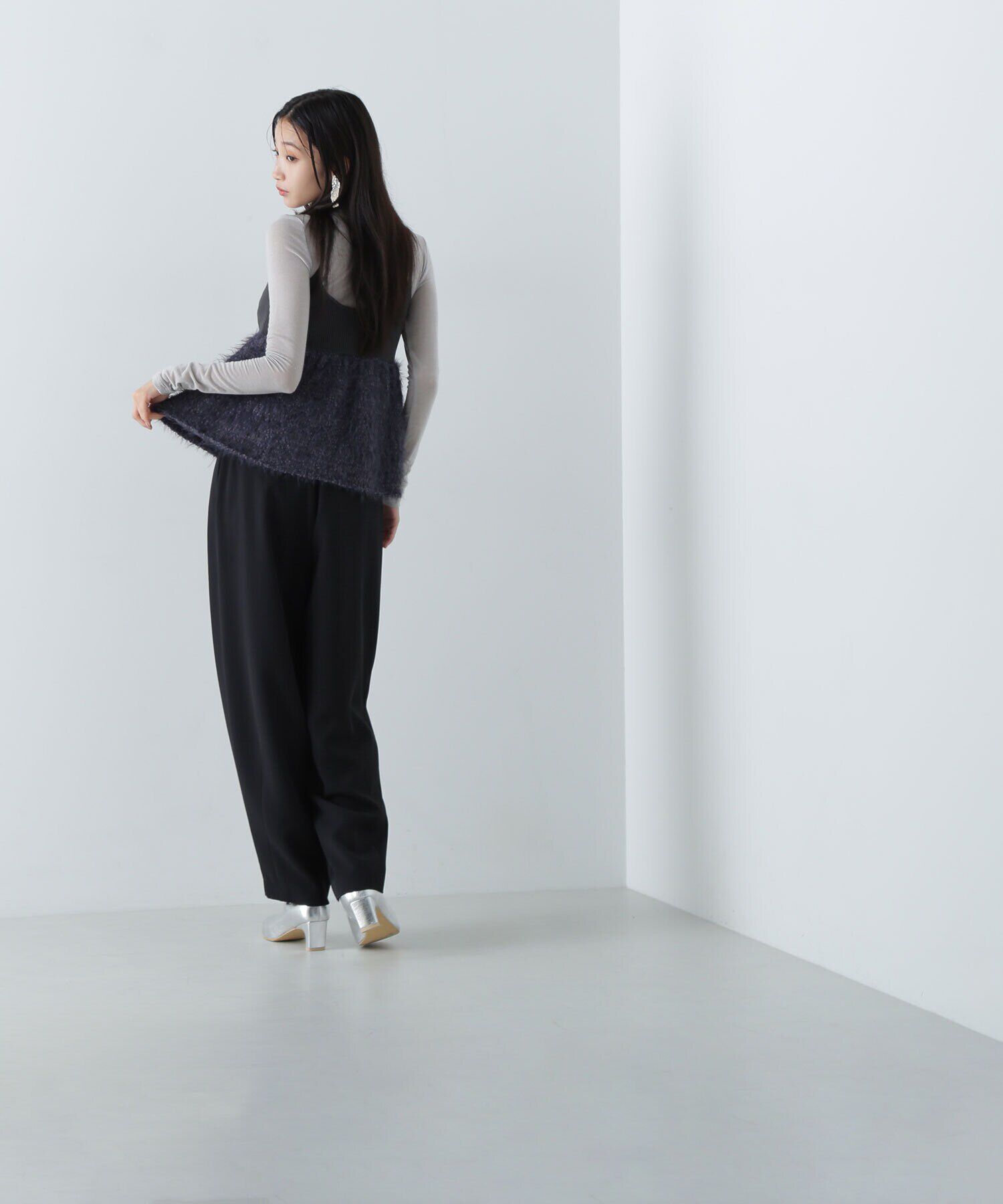  「ポップコーンシャギーニットキャミソール　24AW」|ニット・セーター|