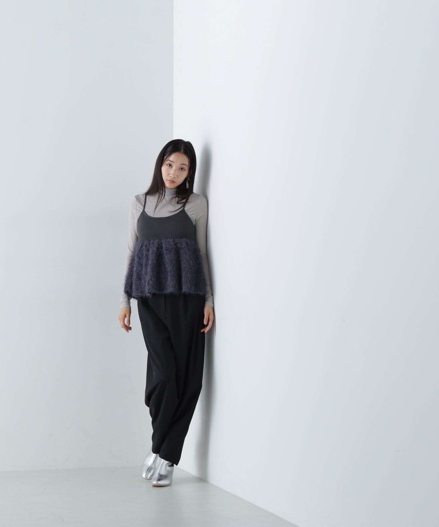  「ポップコーンシャギーニットキャミソール　24AW」|ニット・セーター|