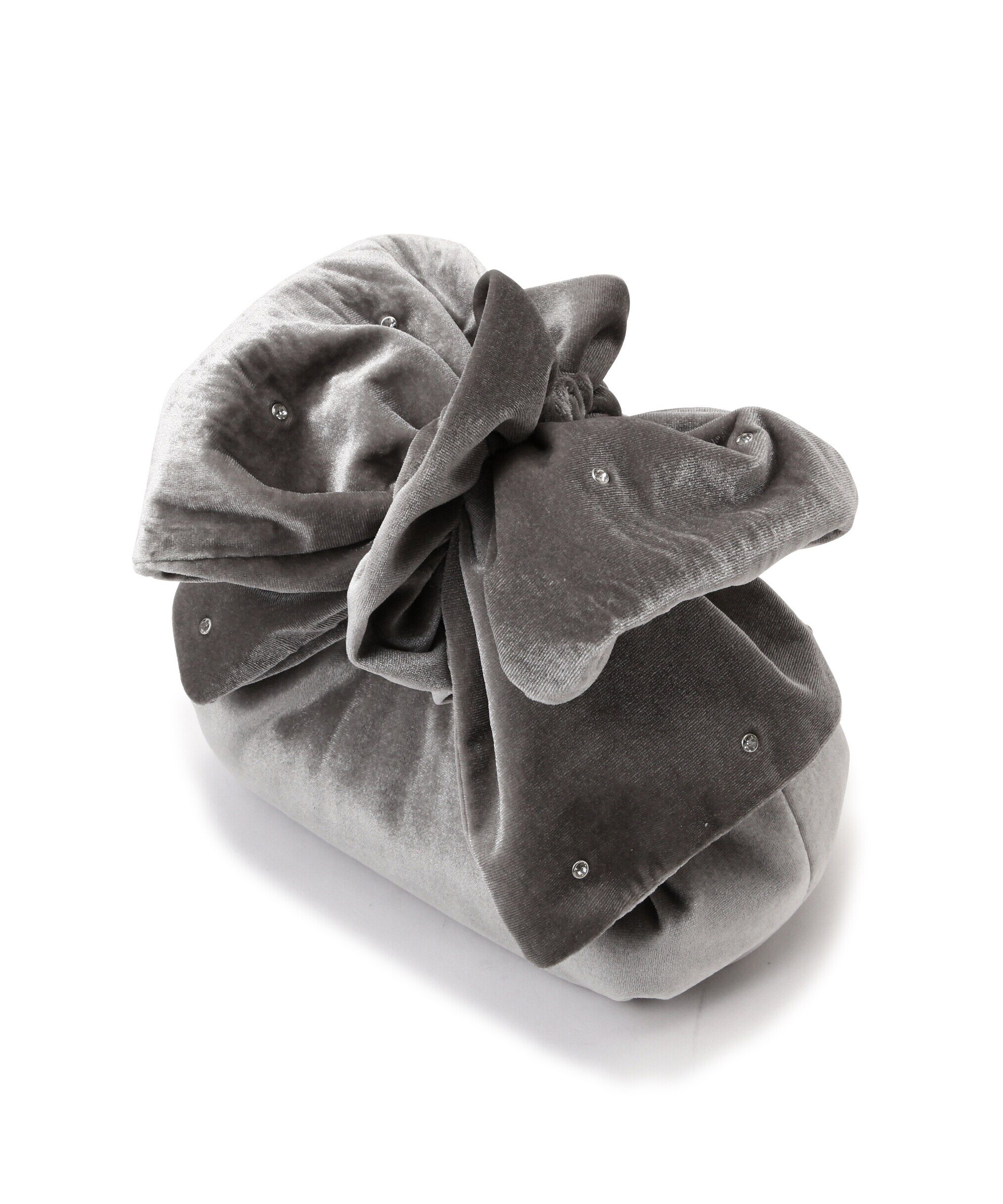  「ビッグリボンベロアバッグ」|ハンドバッグ|