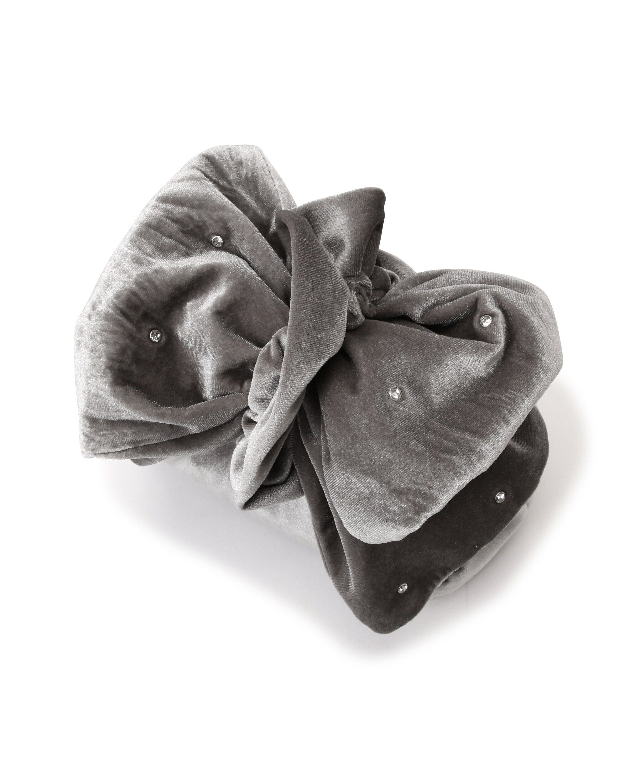  「ビッグリボンベロアバッグ」|ハンドバッグ|