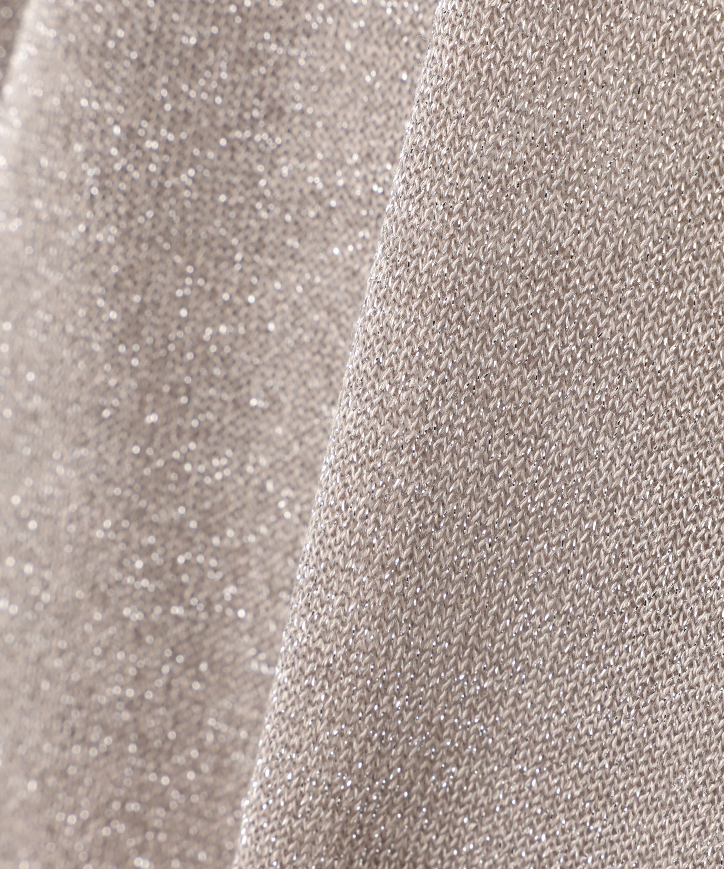  「ハーフスリーブラメカーディガン」|ニット・セーター|