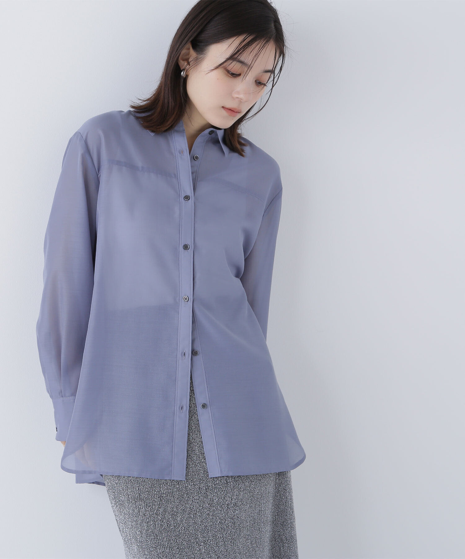  「シアーオーバーシャツ」|シャツ・ブラウス|