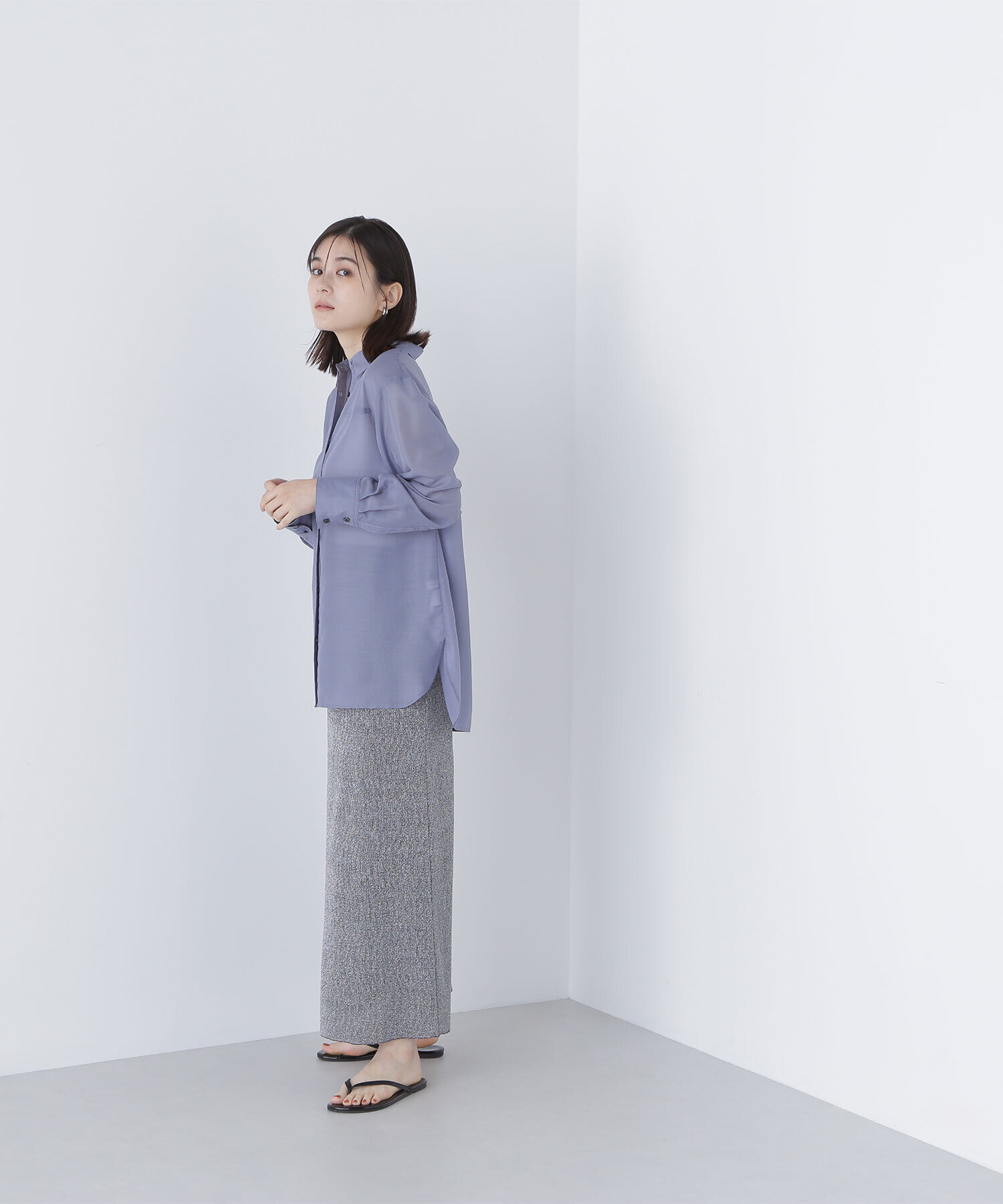  「シアーオーバーシャツ」|シャツ・ブラウス|