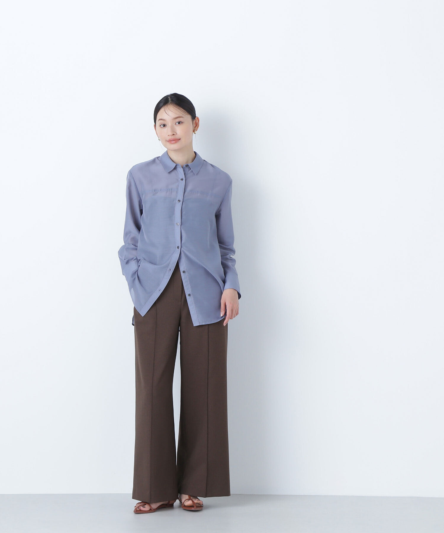  「シアーオーバーシャツ」|シャツ・ブラウス|