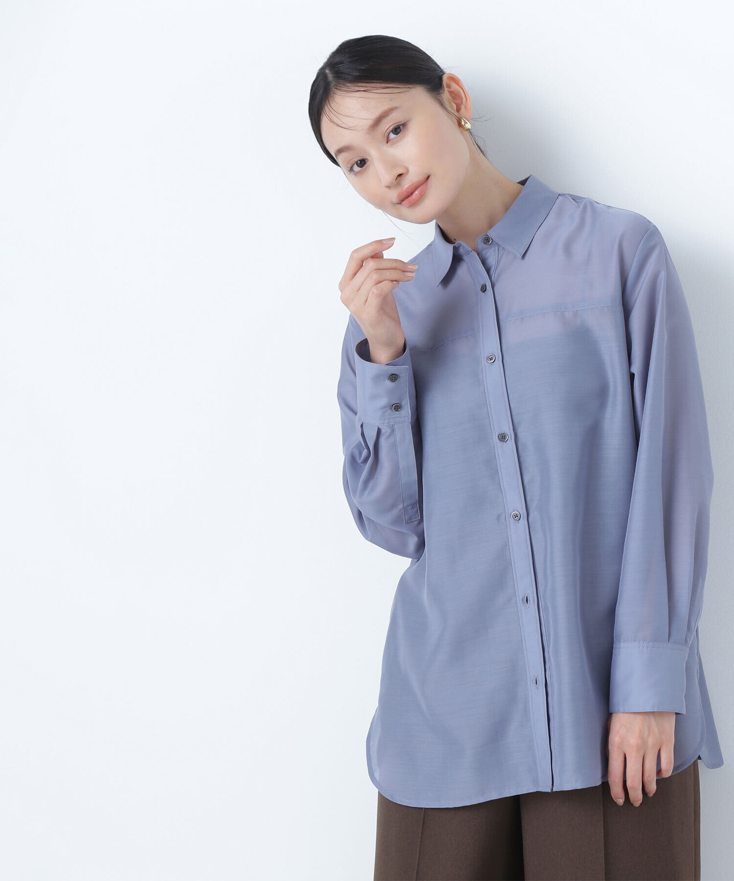  「シアーオーバーシャツ」|シャツ・ブラウス|