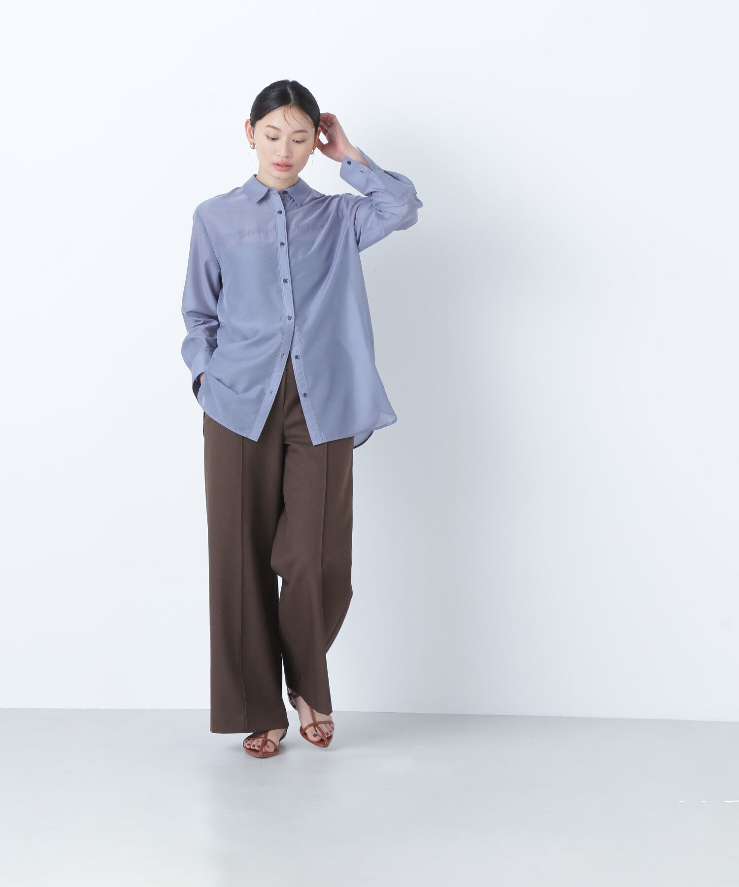  「シアーオーバーシャツ」|シャツ・ブラウス|