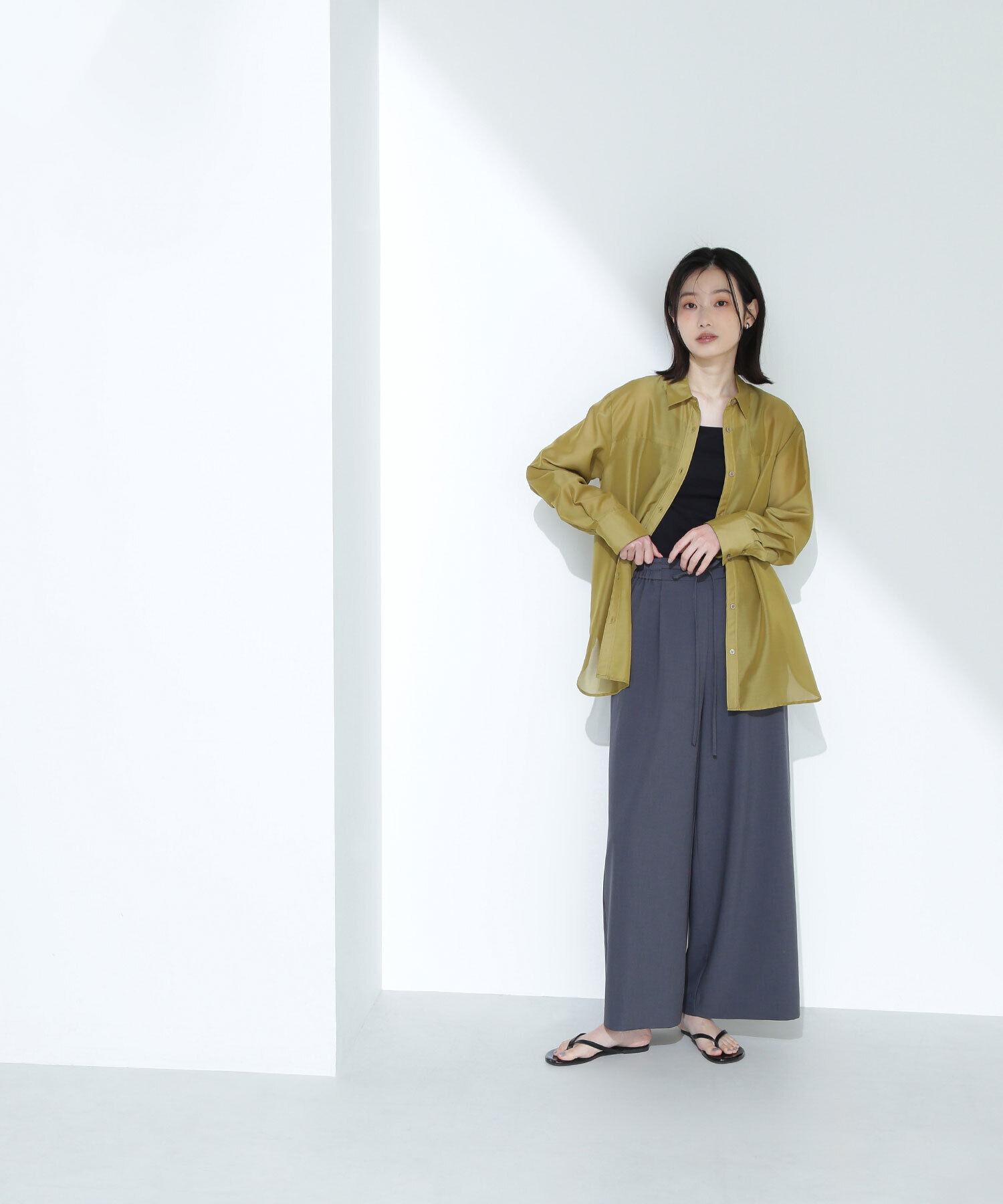  「シアーオーバーシャツ」|シャツ・ブラウス|