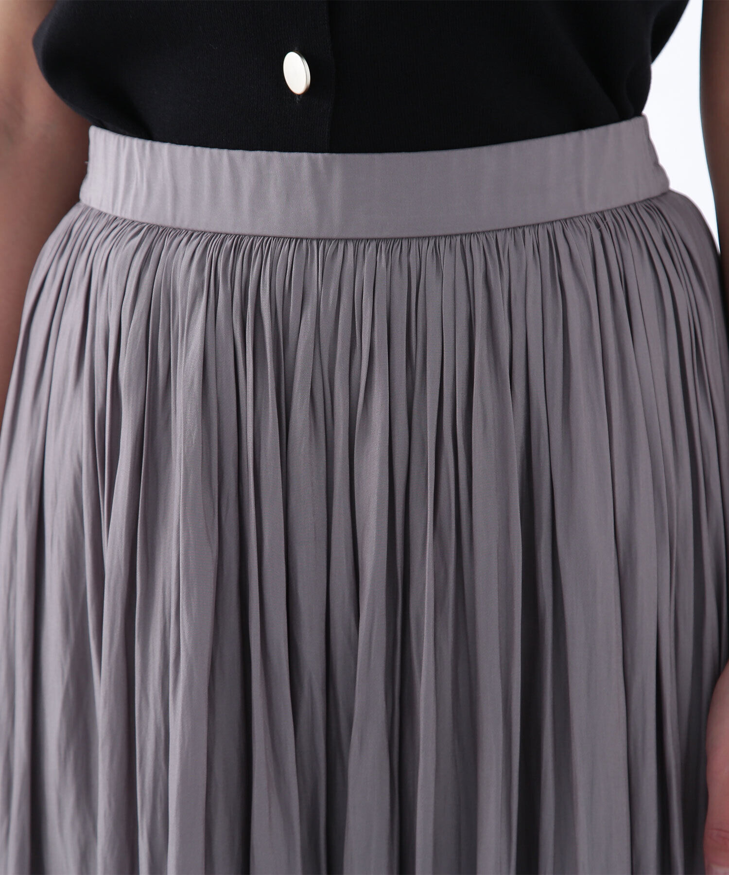  「割繊ギャザースカート」|スカート|