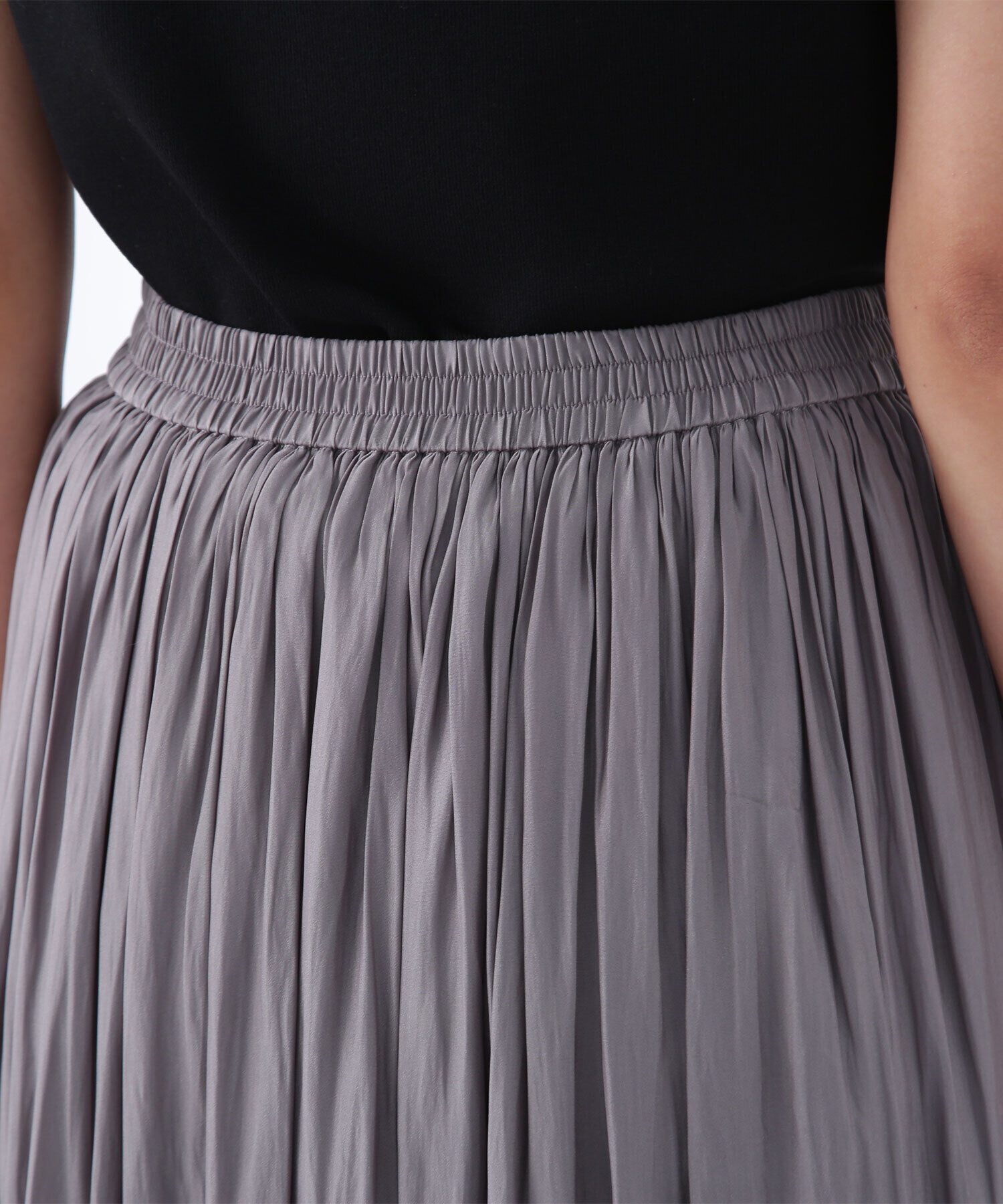  「割繊ギャザースカート」|スカート|