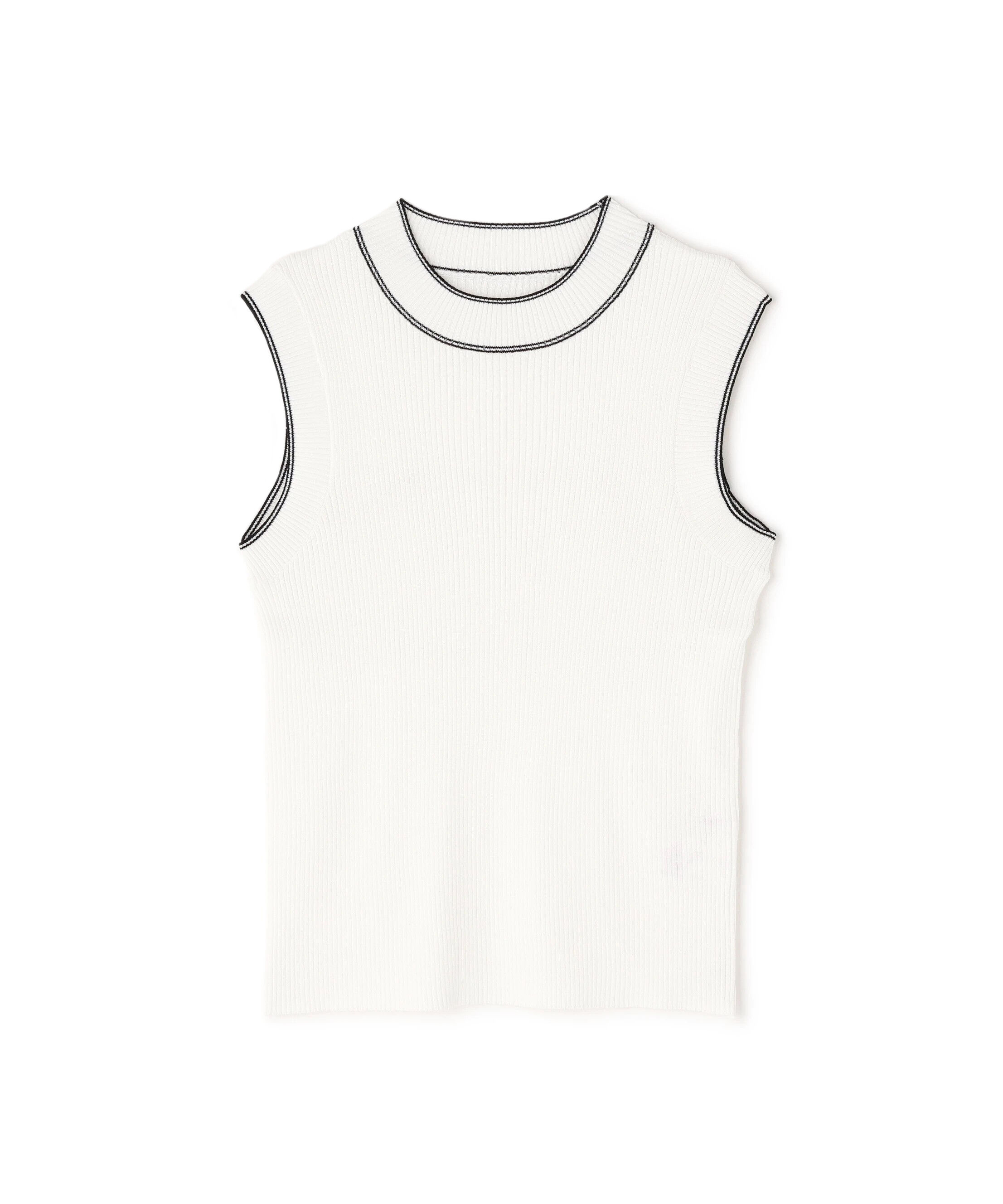  「ボトルネックバイカラーアンサンブル」|ニット・セーター|