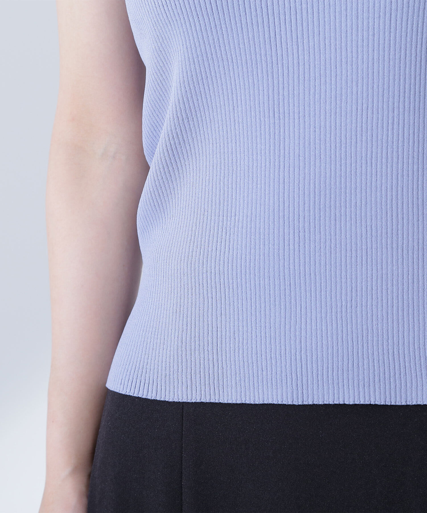  「ボトルネックバイカラーアンサンブル」|ニット・セーター|