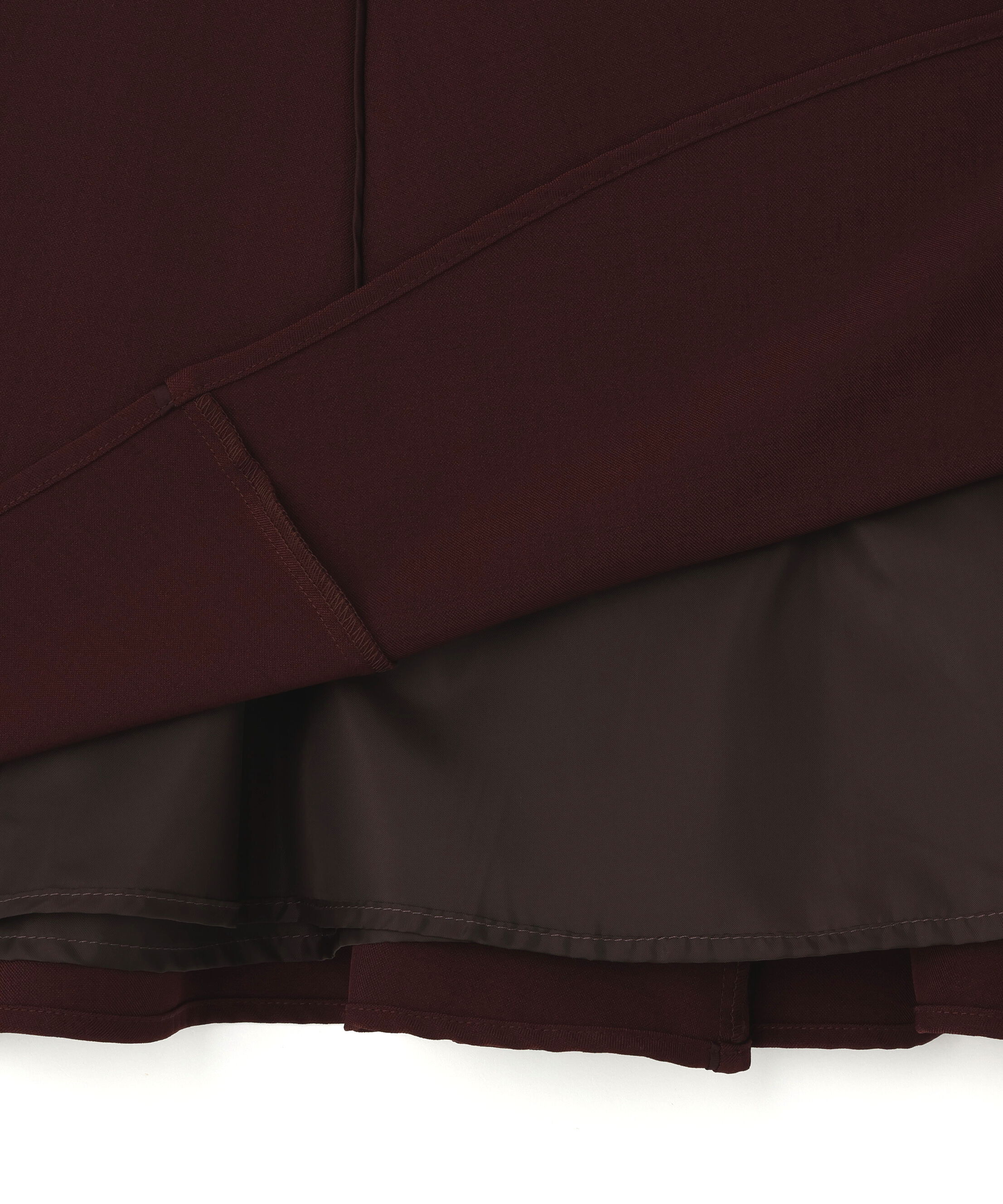  「サテンパイピングフレアスカート」|スカート|