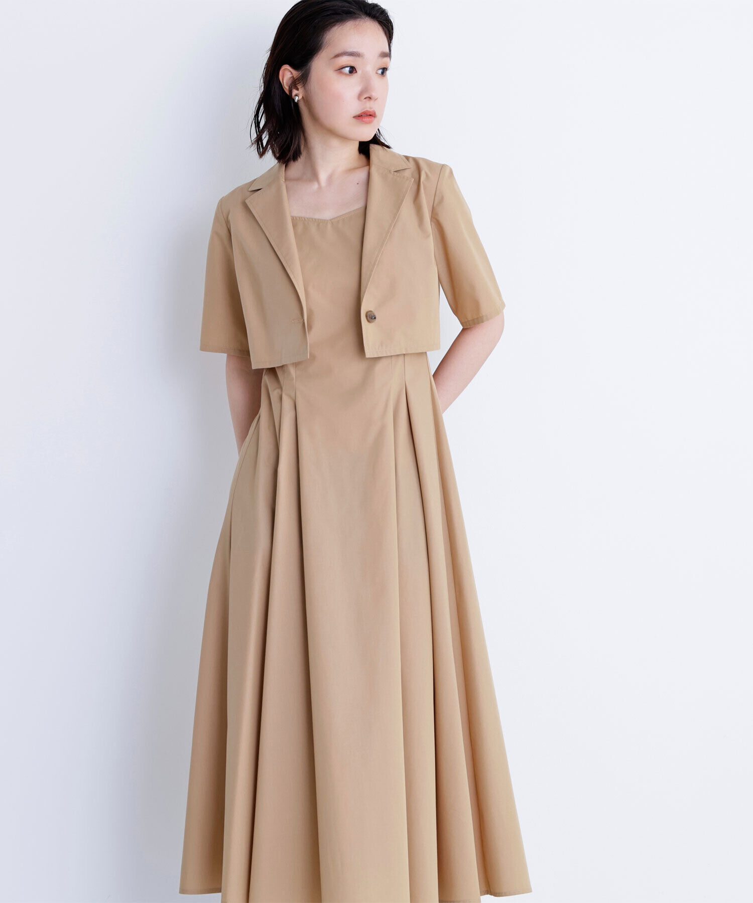  「ショートジャケット＆ジャンスカ」|ワンピース|