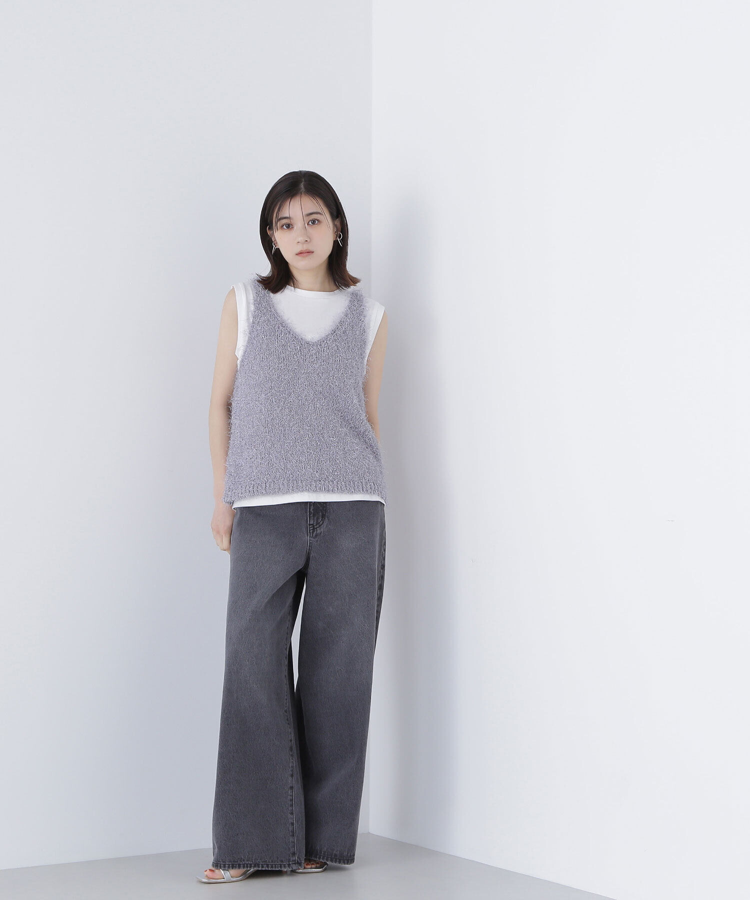  「フリンジニットベストセット」|ニット・セーター|