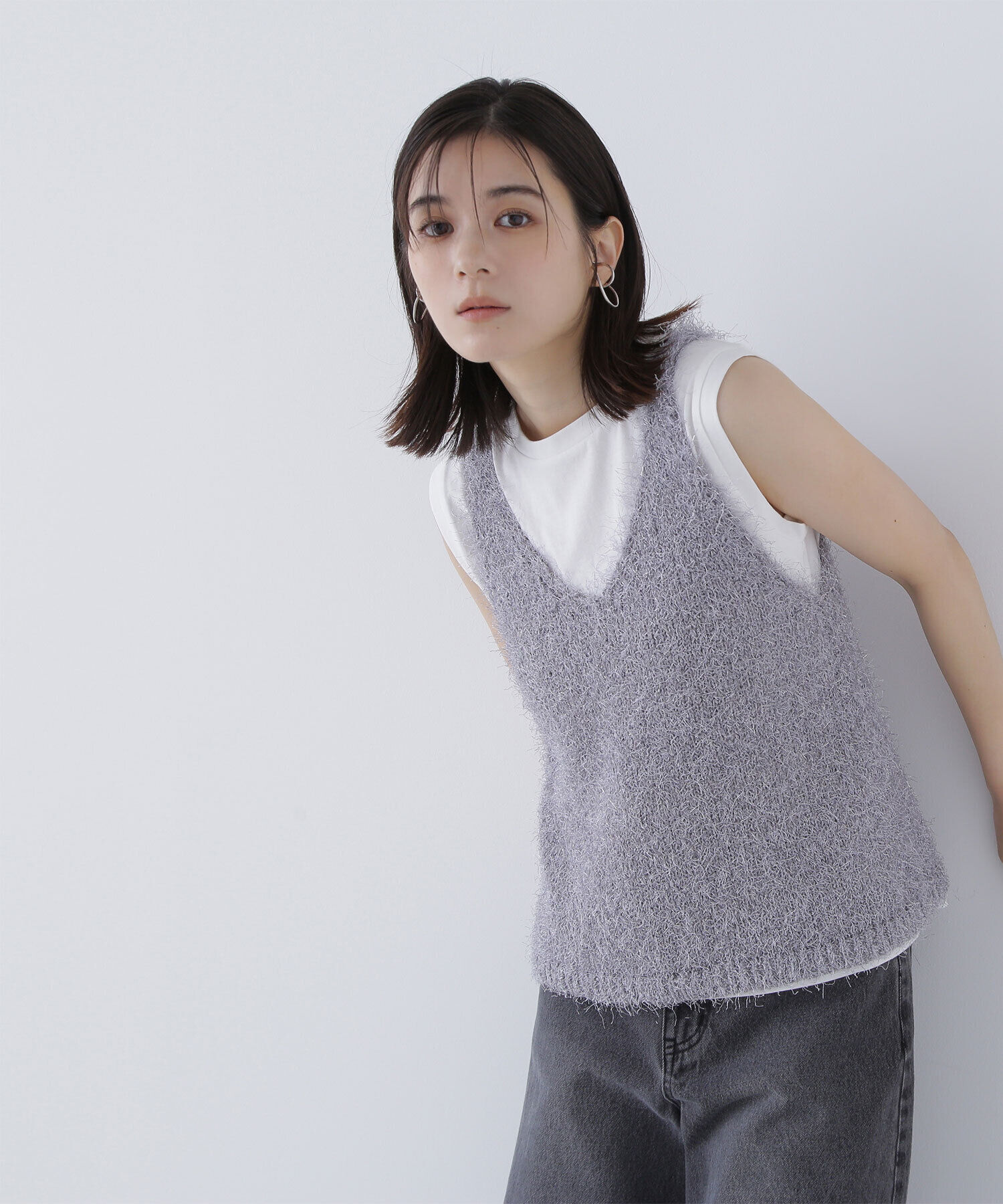  「フリンジニットベストセット」|ニット・セーター|