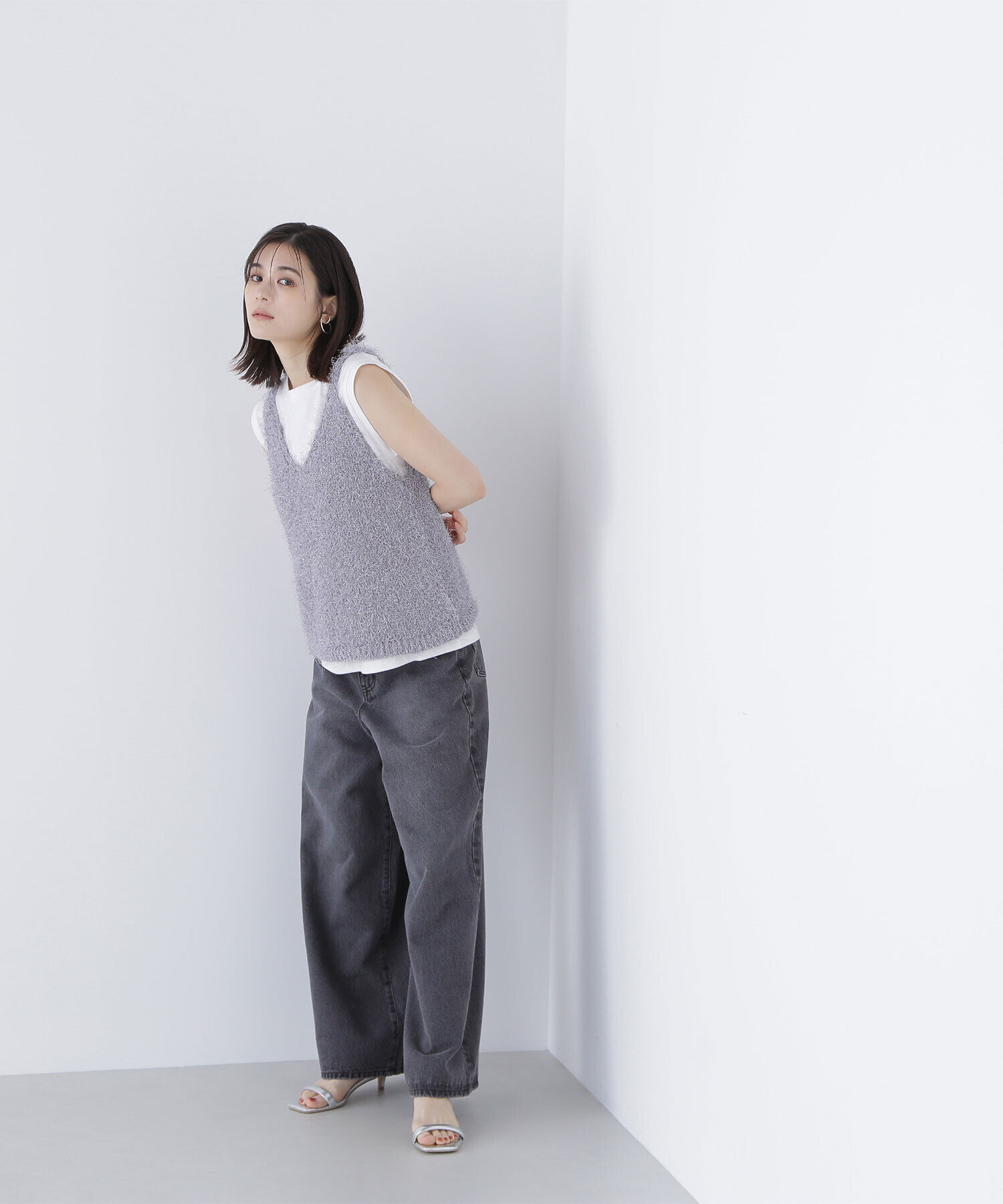  「フリンジニットベストセット」|ニット・セーター|