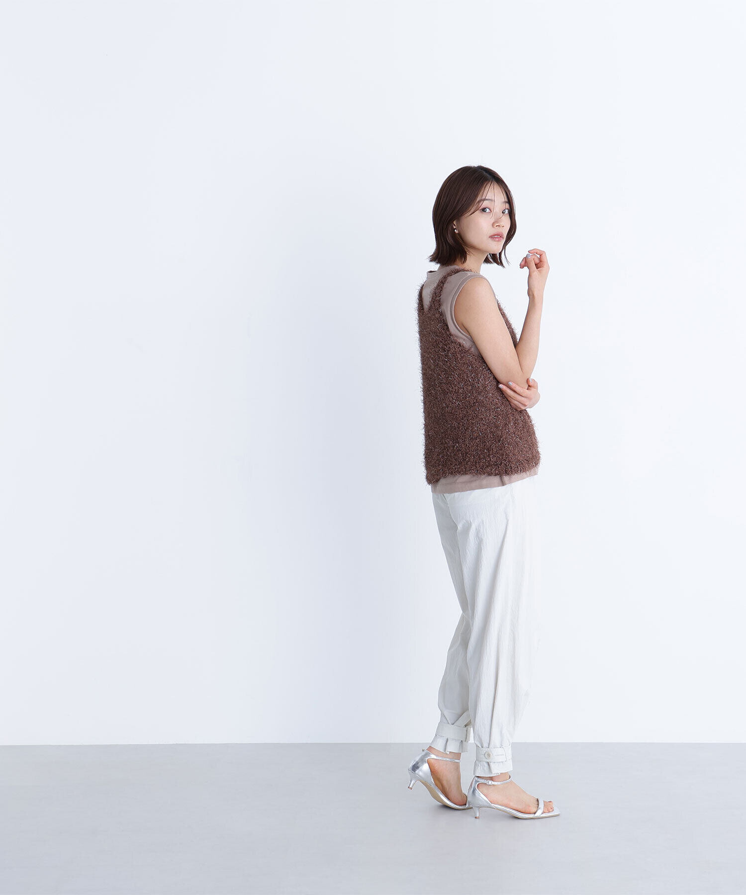  「フリンジニットベストセット」|ニット・セーター|