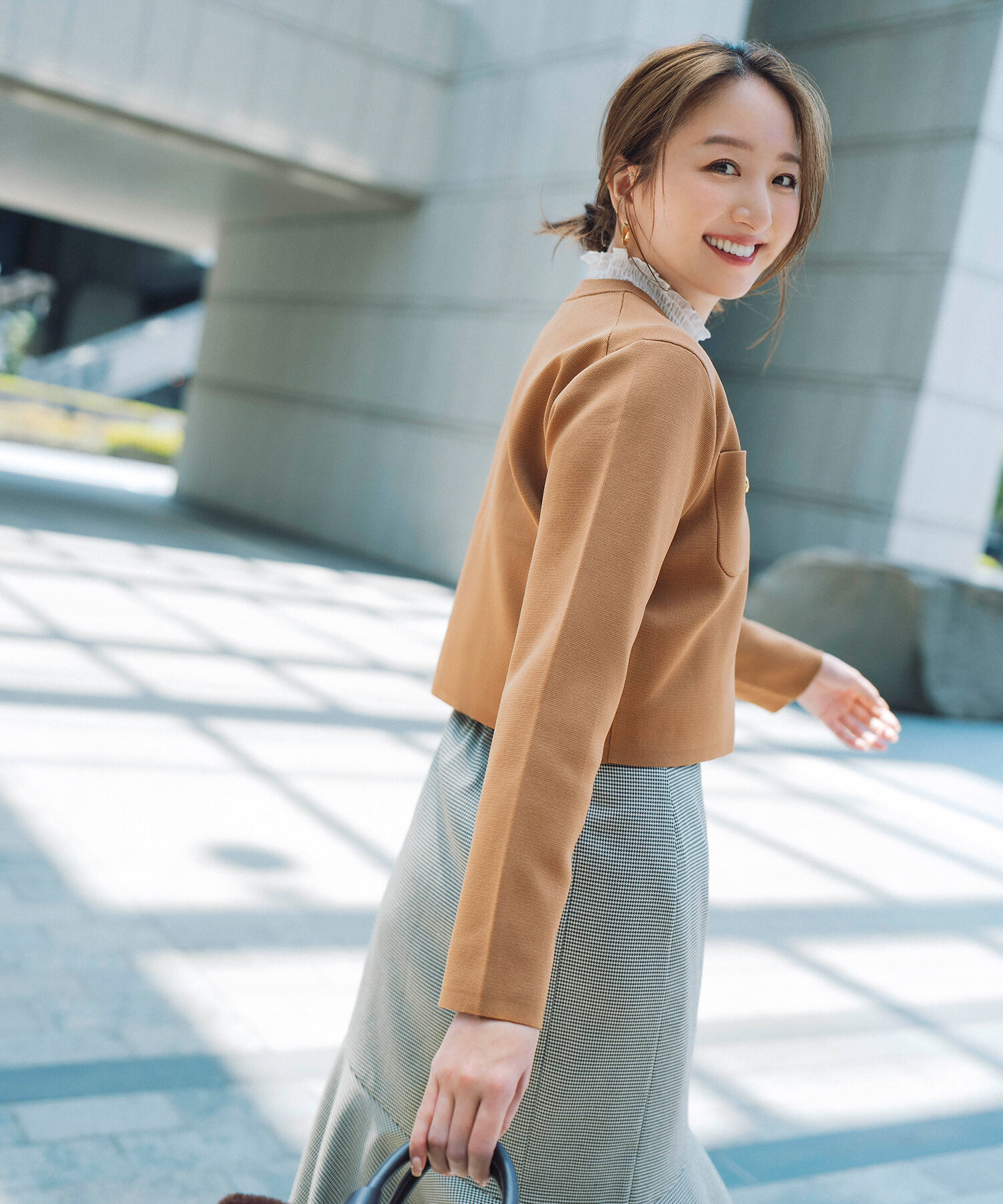  「シャーリング楊柳ブラウス」|シャツ・ブラウス|