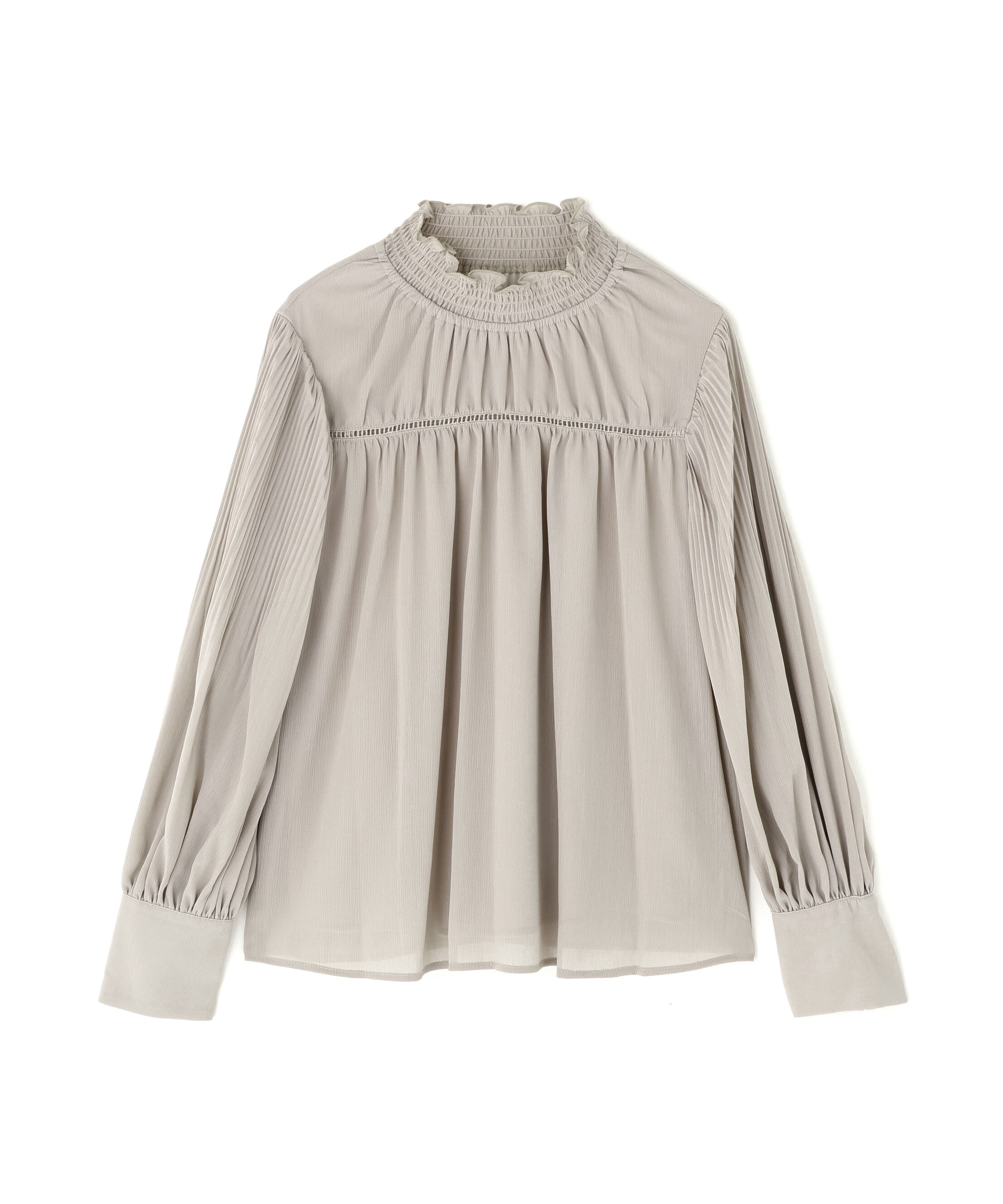  「シャーリング楊柳ブラウス」|シャツ・ブラウス|