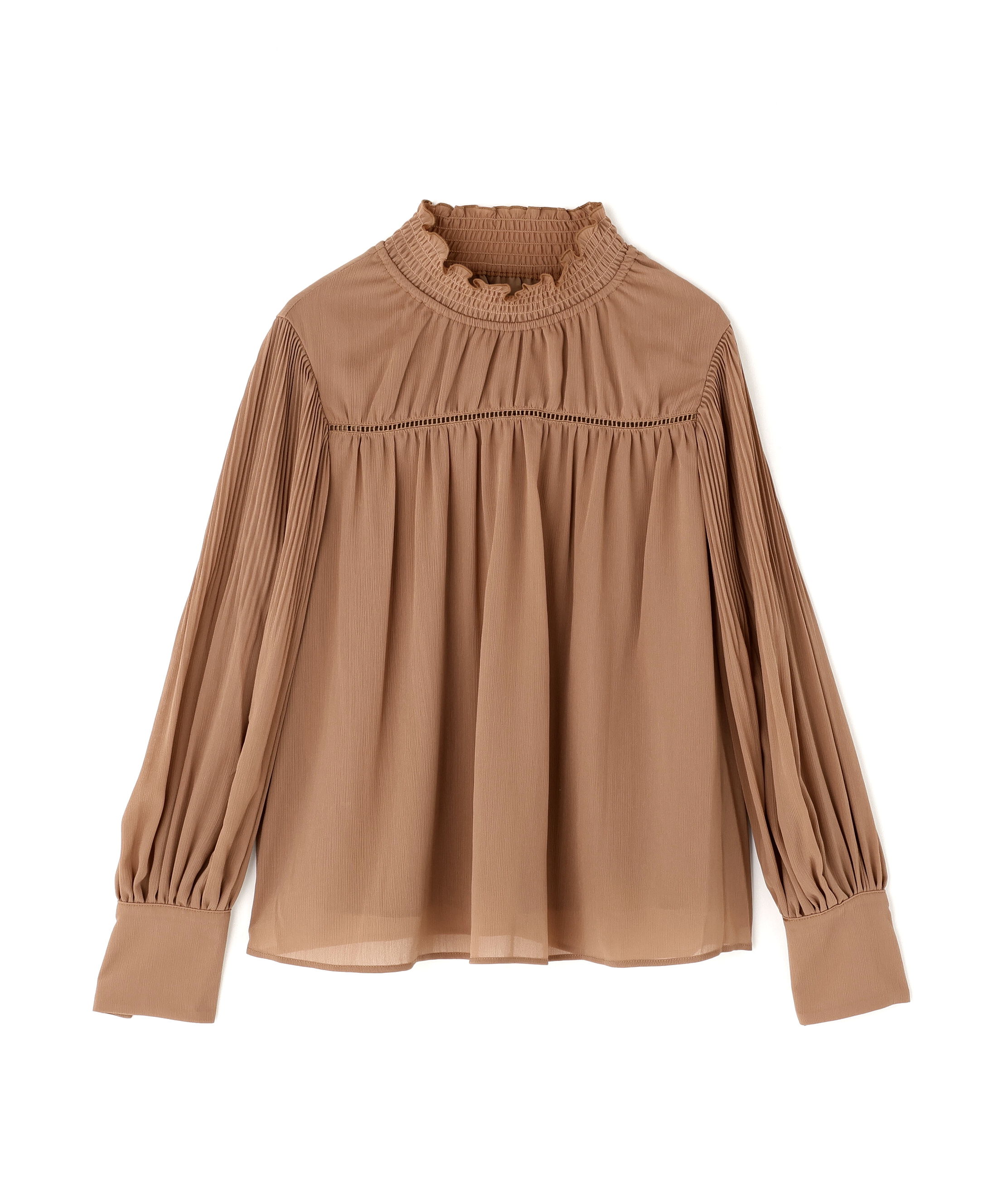  「シャーリング楊柳ブラウス」|シャツ・ブラウス|