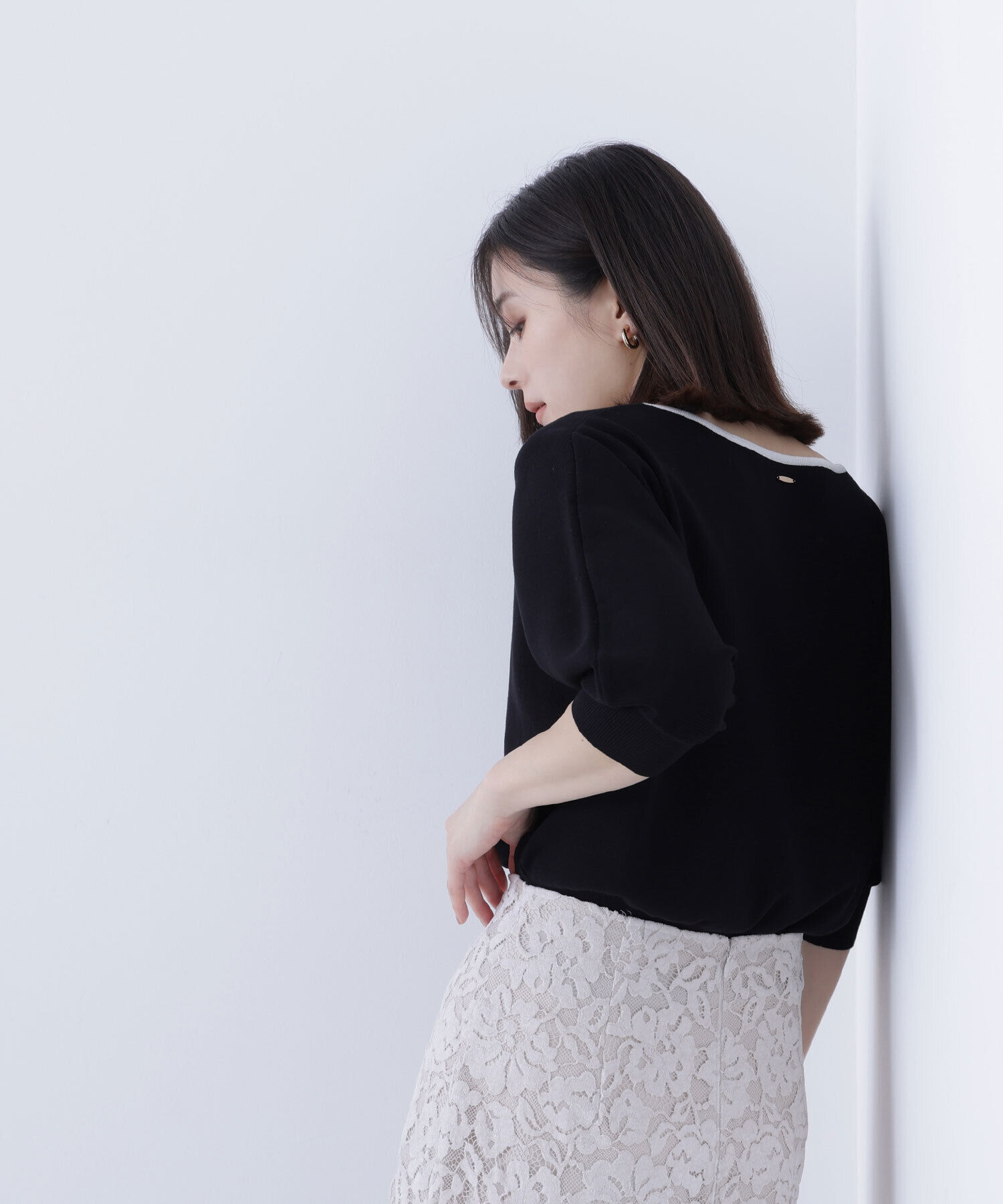  「総針ベーシックシリーズ バイカラードルマンニット」|ニット・セーター|