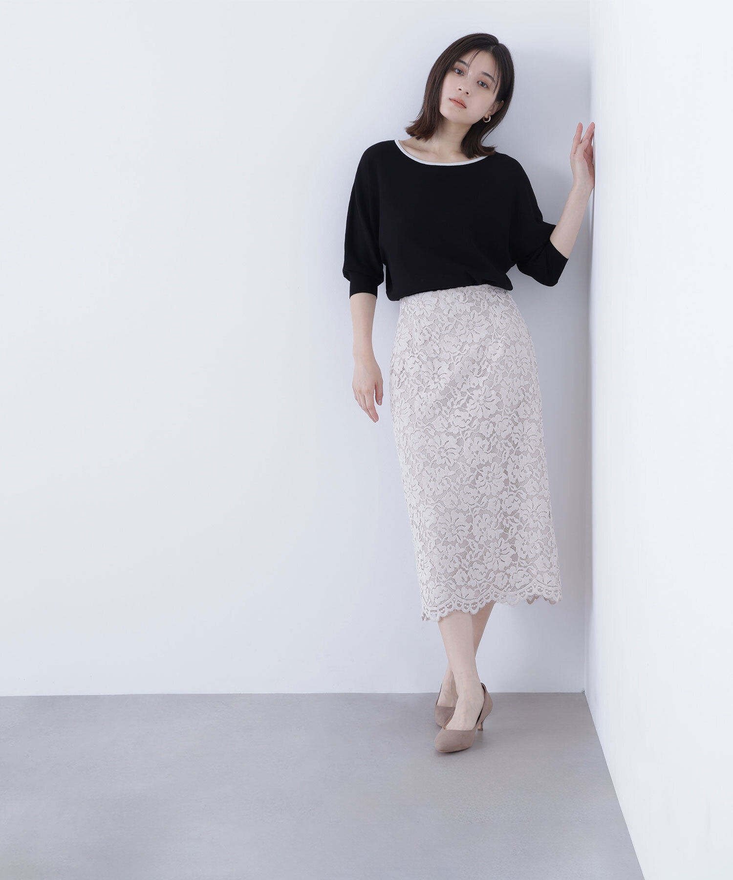  「総針ベーシックシリーズ バイカラードルマンニット」|ニット・セーター|