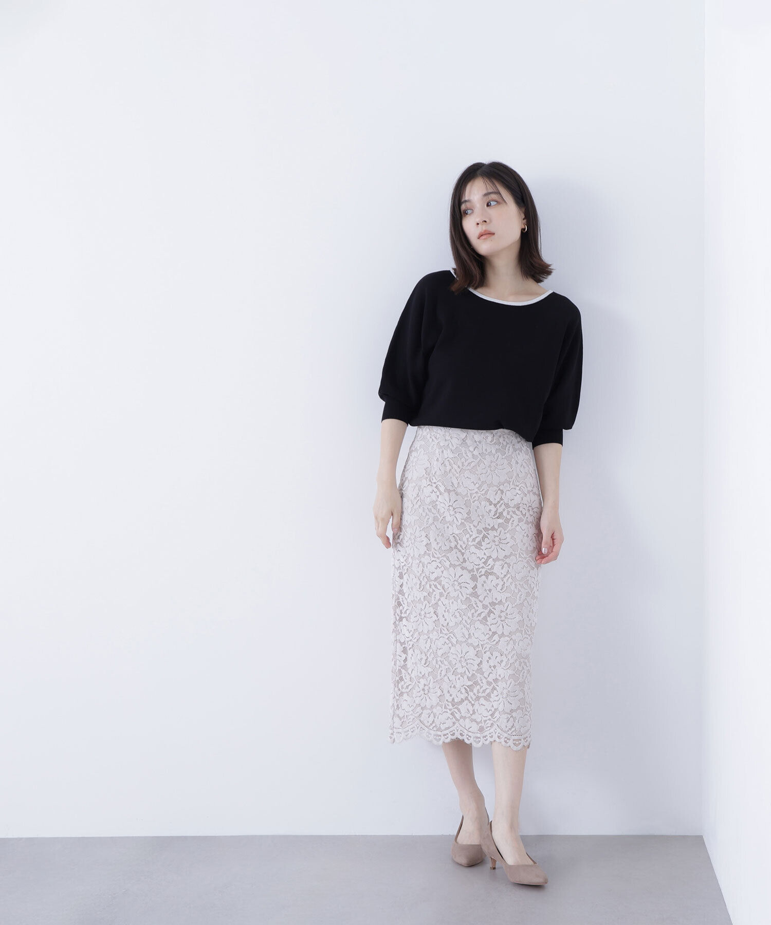  「総針ベーシックシリーズ バイカラードルマンニット」|ニット・セーター|