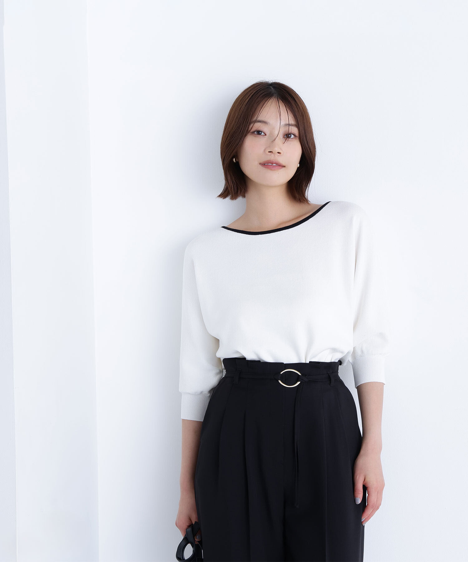  「総針ベーシックシリーズ バイカラードルマンニット」|ニット・セーター|