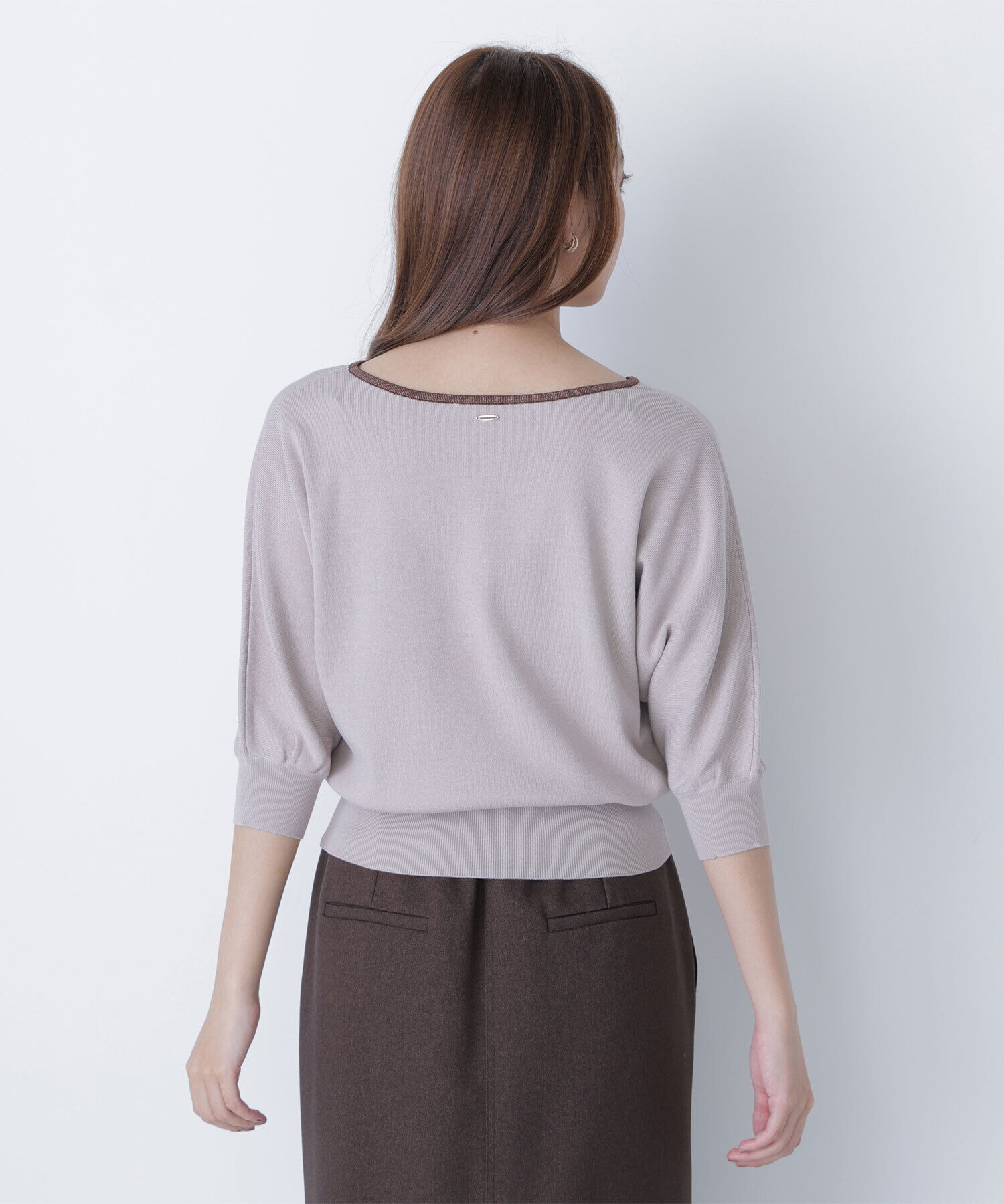  「総針ベーシックシリーズ バイカラードルマンニット」|ニット・セーター|