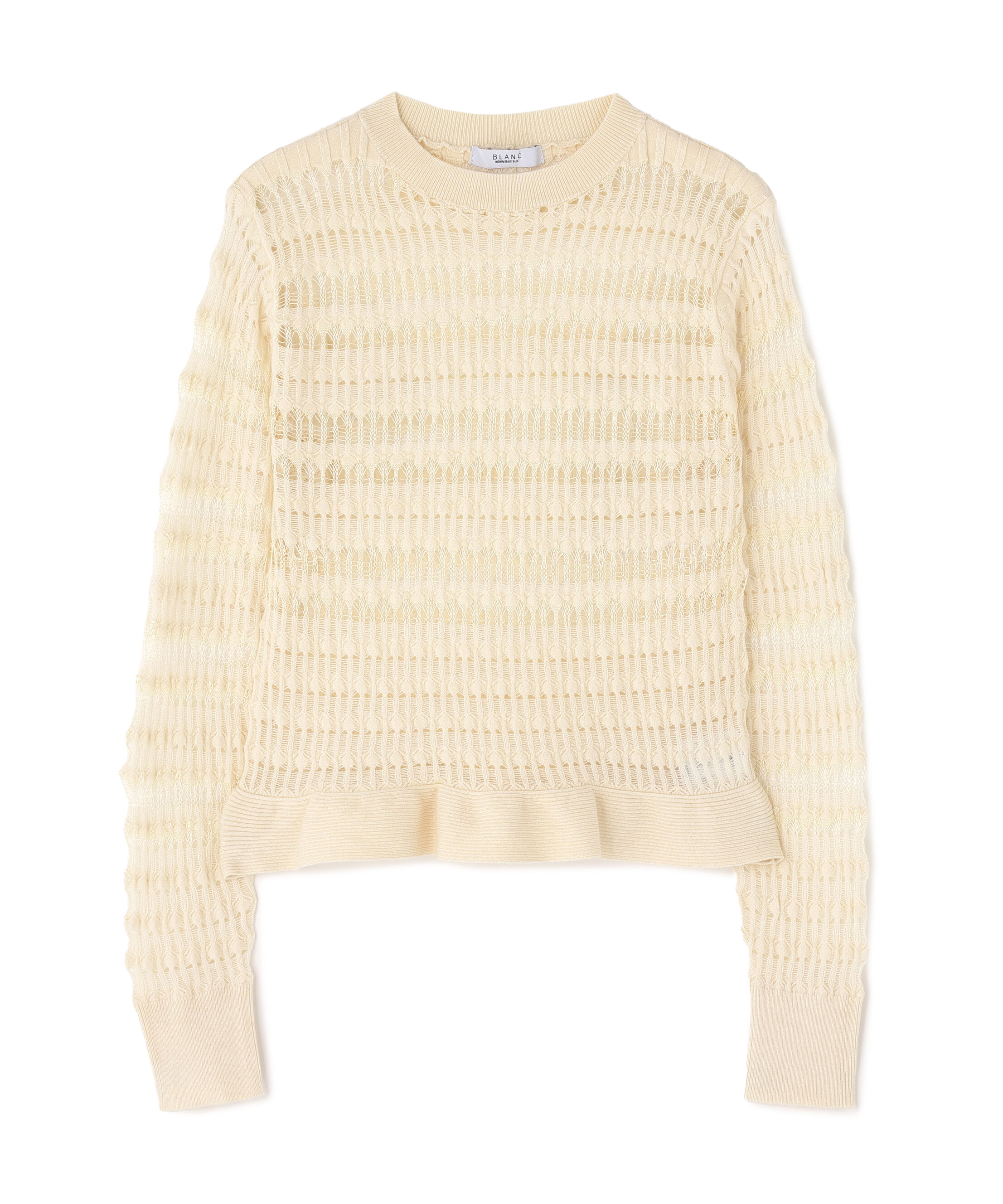  「シアークロシェニット」|ニット・セーター|