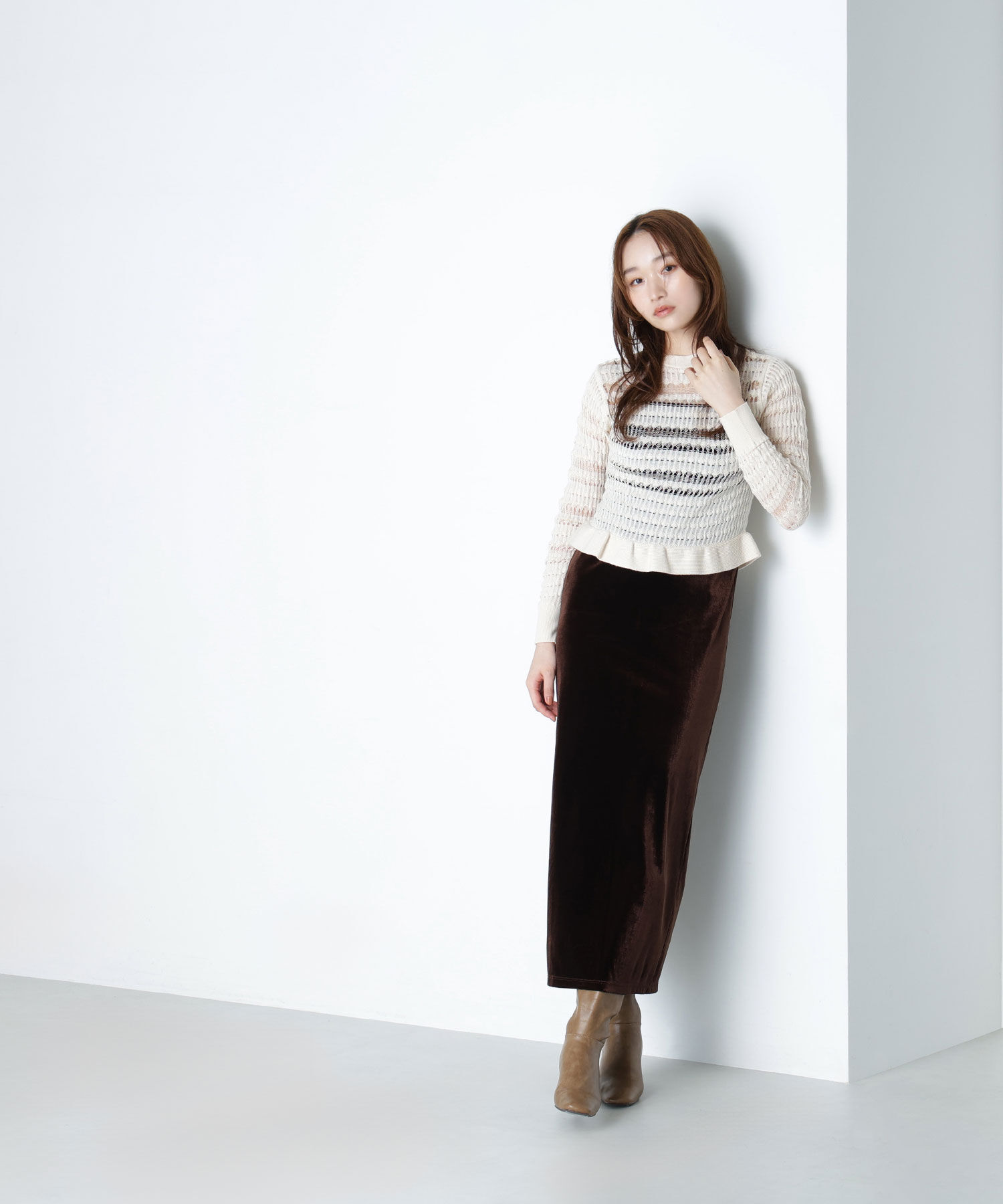  「シアークロシェニット」|ニット・セーター|