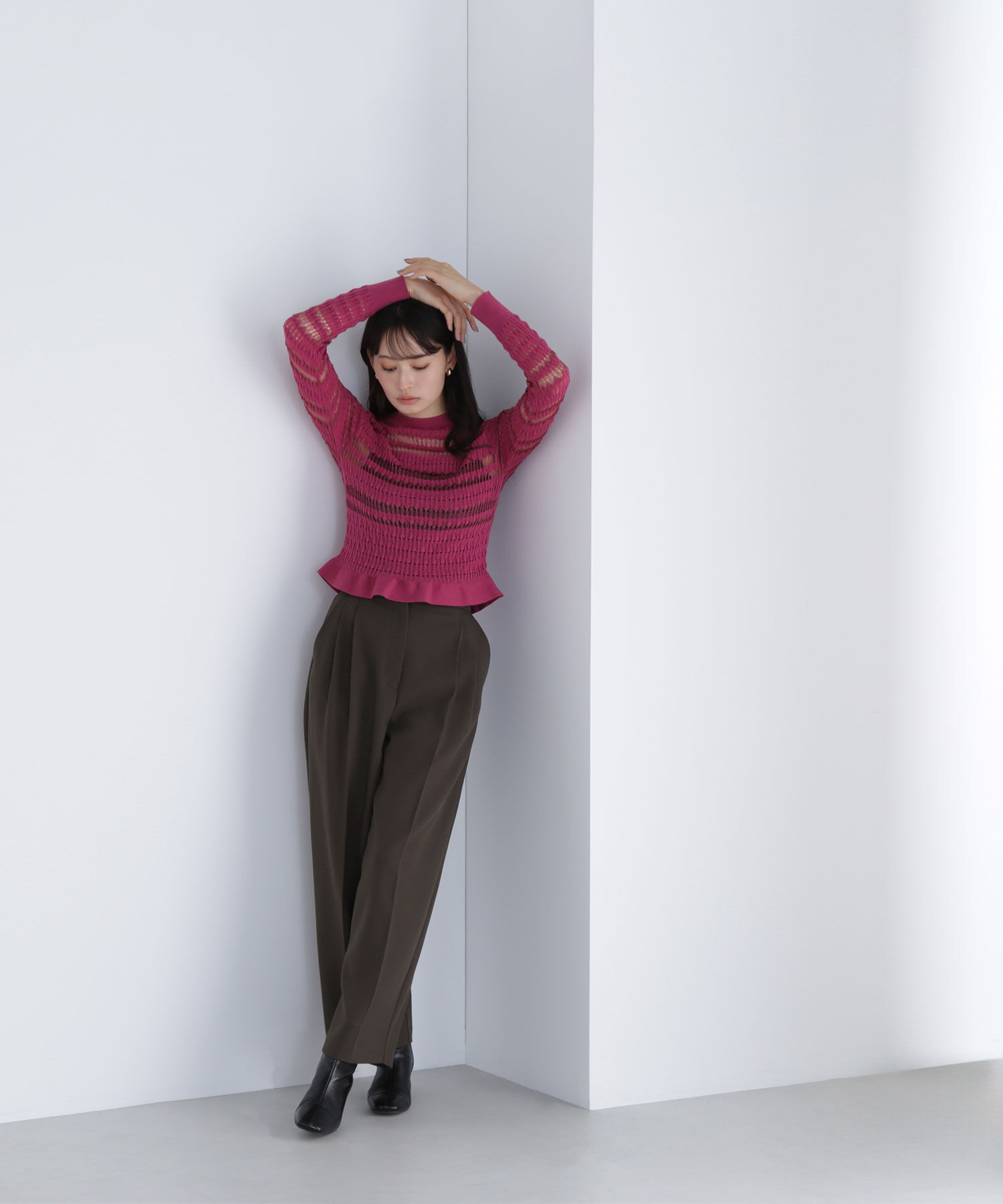  「シアークロシェニット」|ニット・セーター|