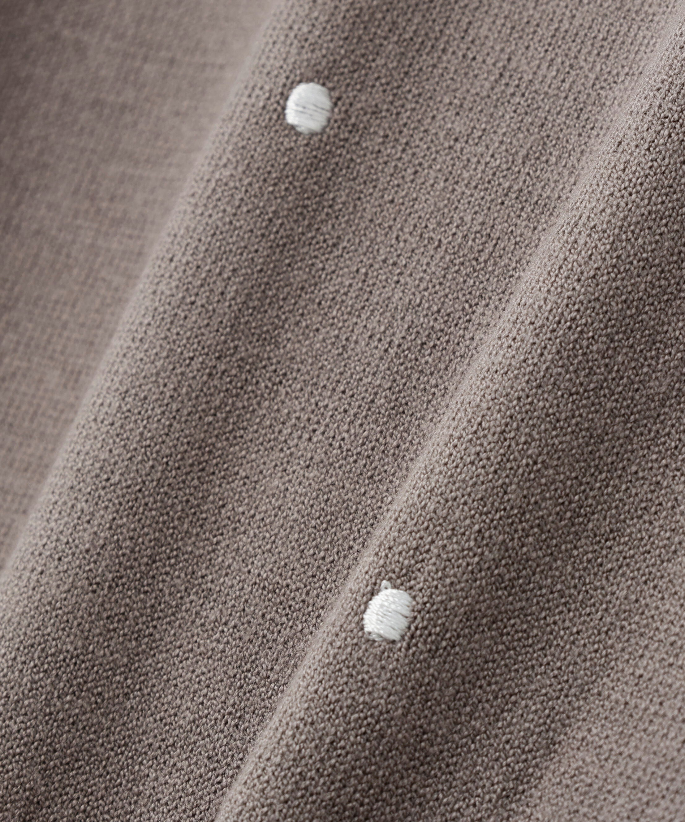  「ドット刺繍ハーフスリーブニット」|ニット・セーター|