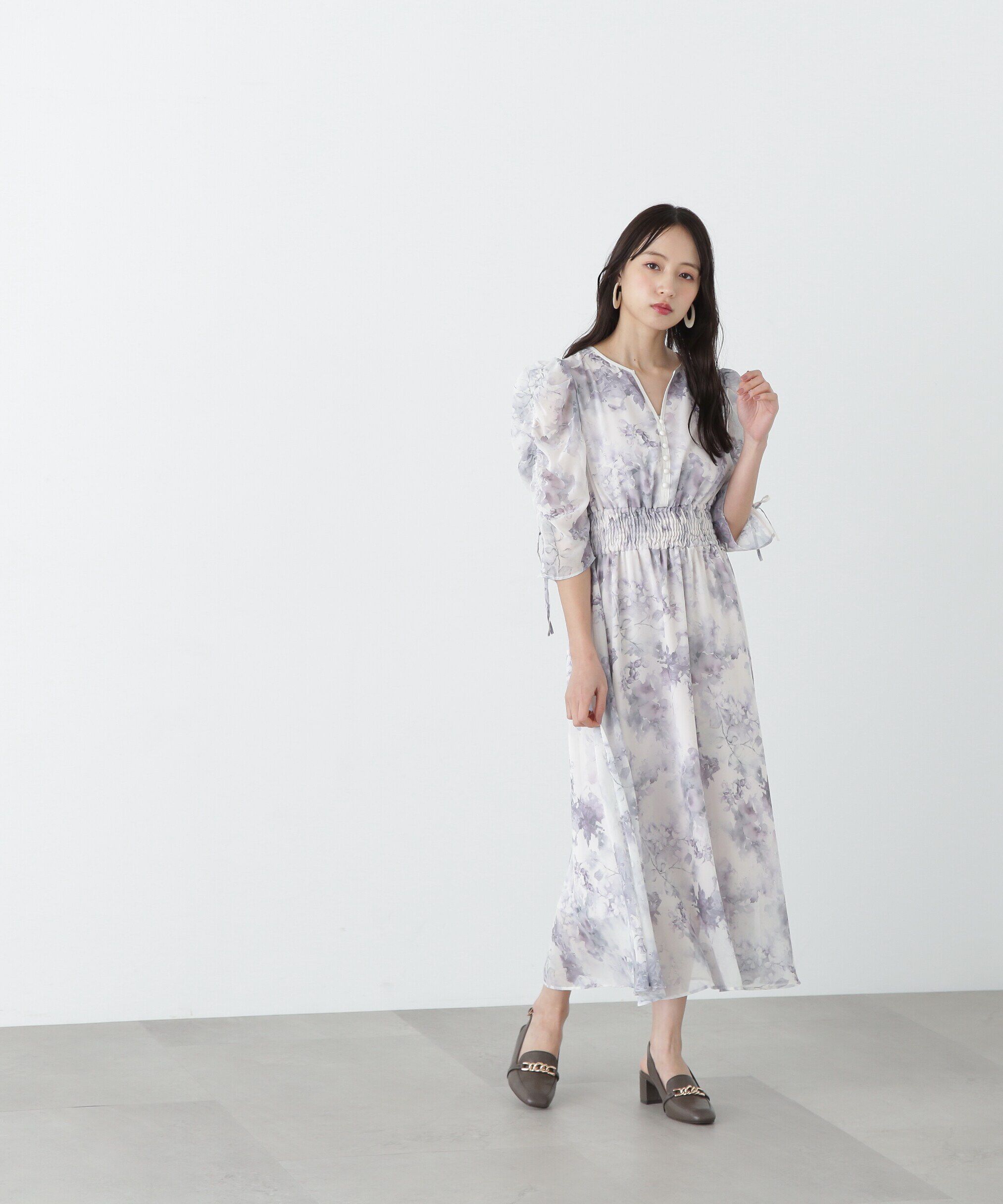  「マーブルラウンドピアス」|その他|