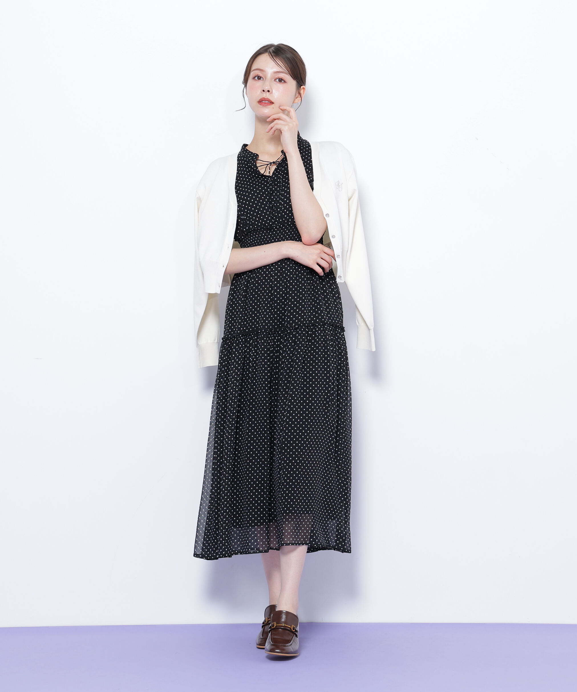  「UV＆ウォッシャブルカーディガン」|ニット・セーター|