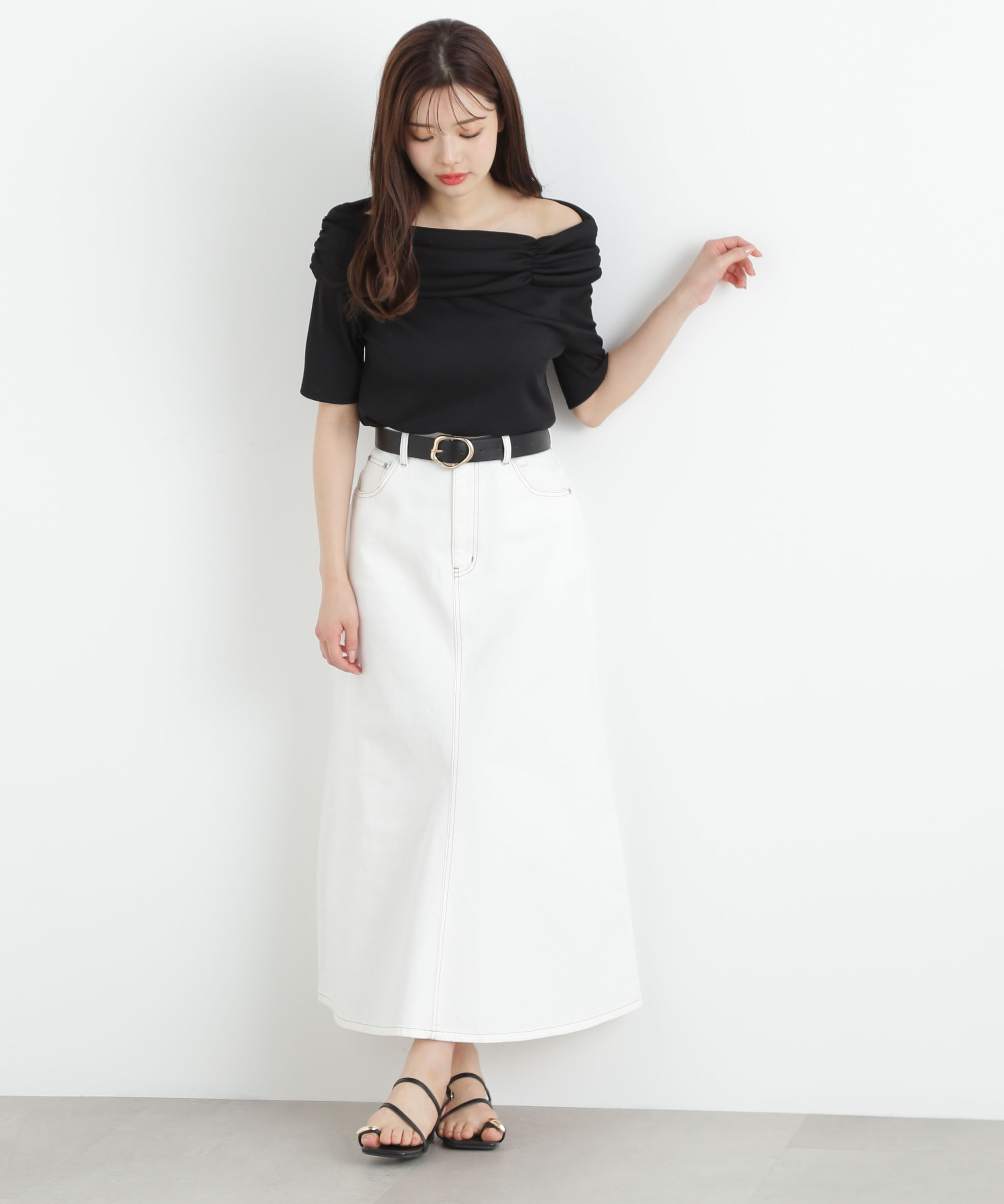 PROPORTION BODY DRESSING「デニムマーメイドスカート」|スカート|