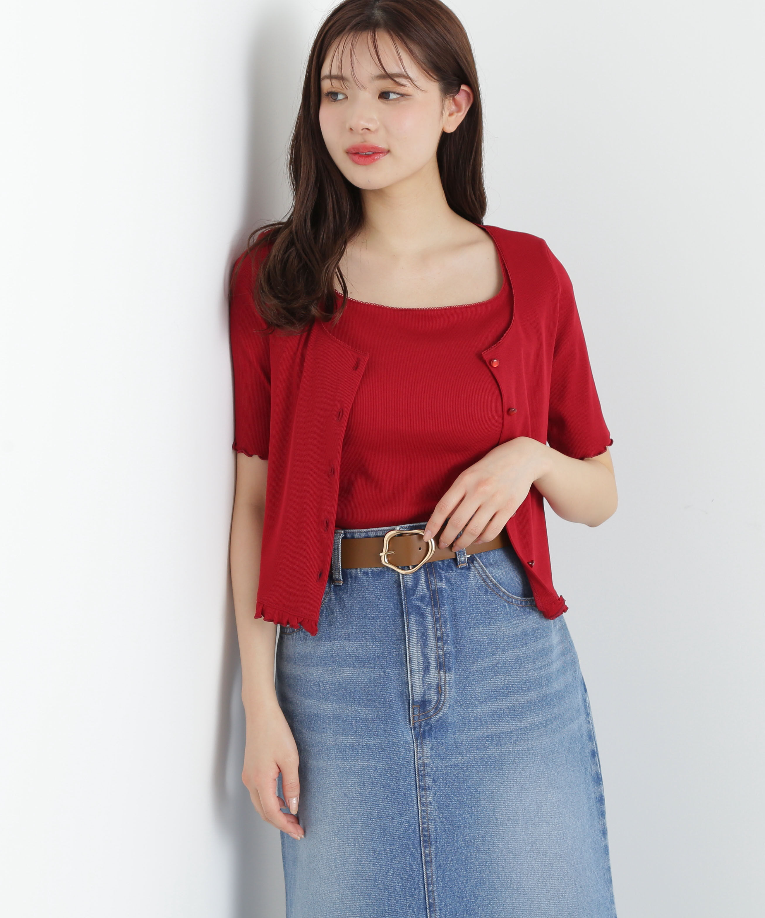 PROPORTION BODY DRESSING「デニムマーメイドスカート」|スカート|