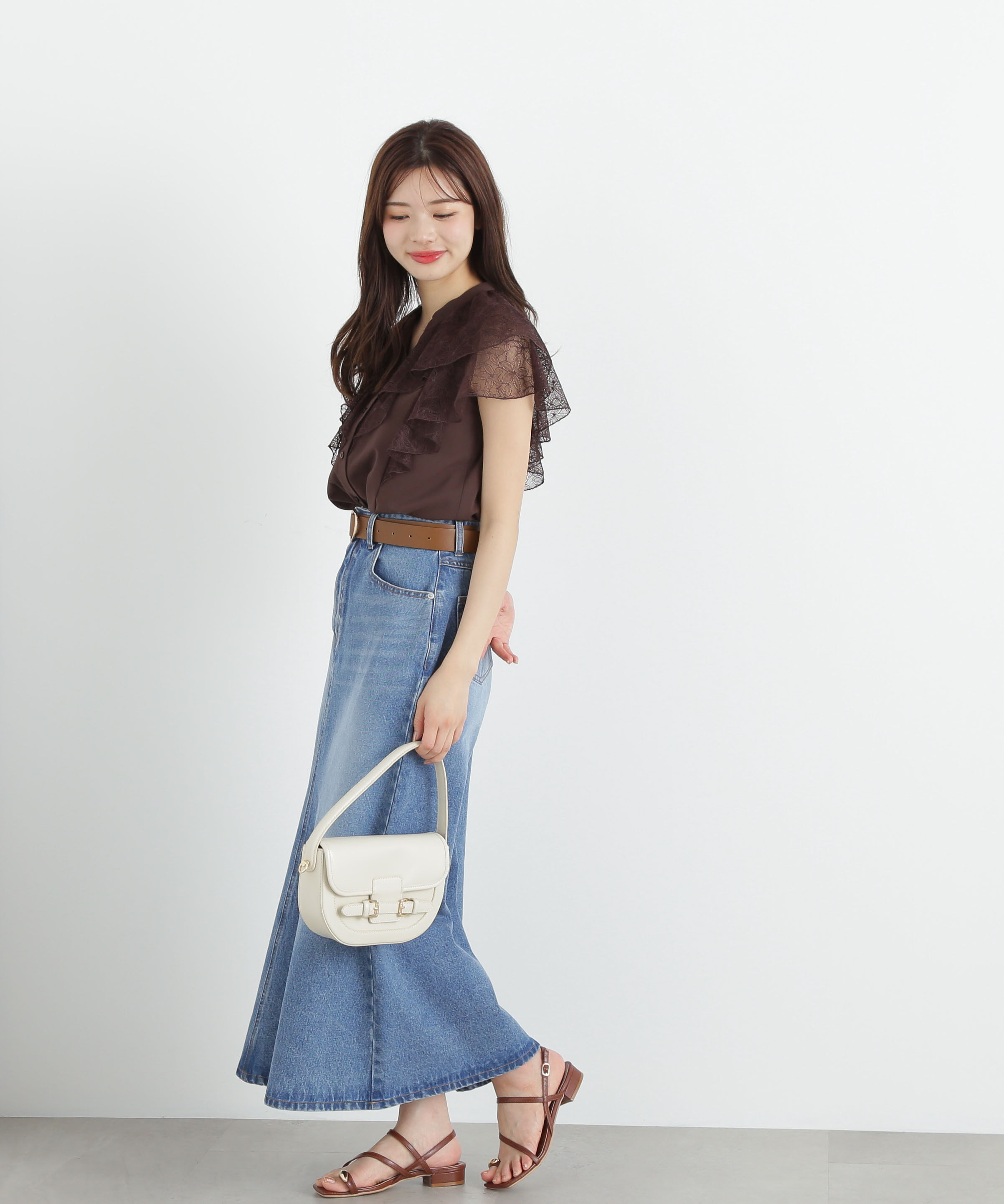 PROPORTION BODY DRESSING「デニムマーメイドスカート」|スカート|